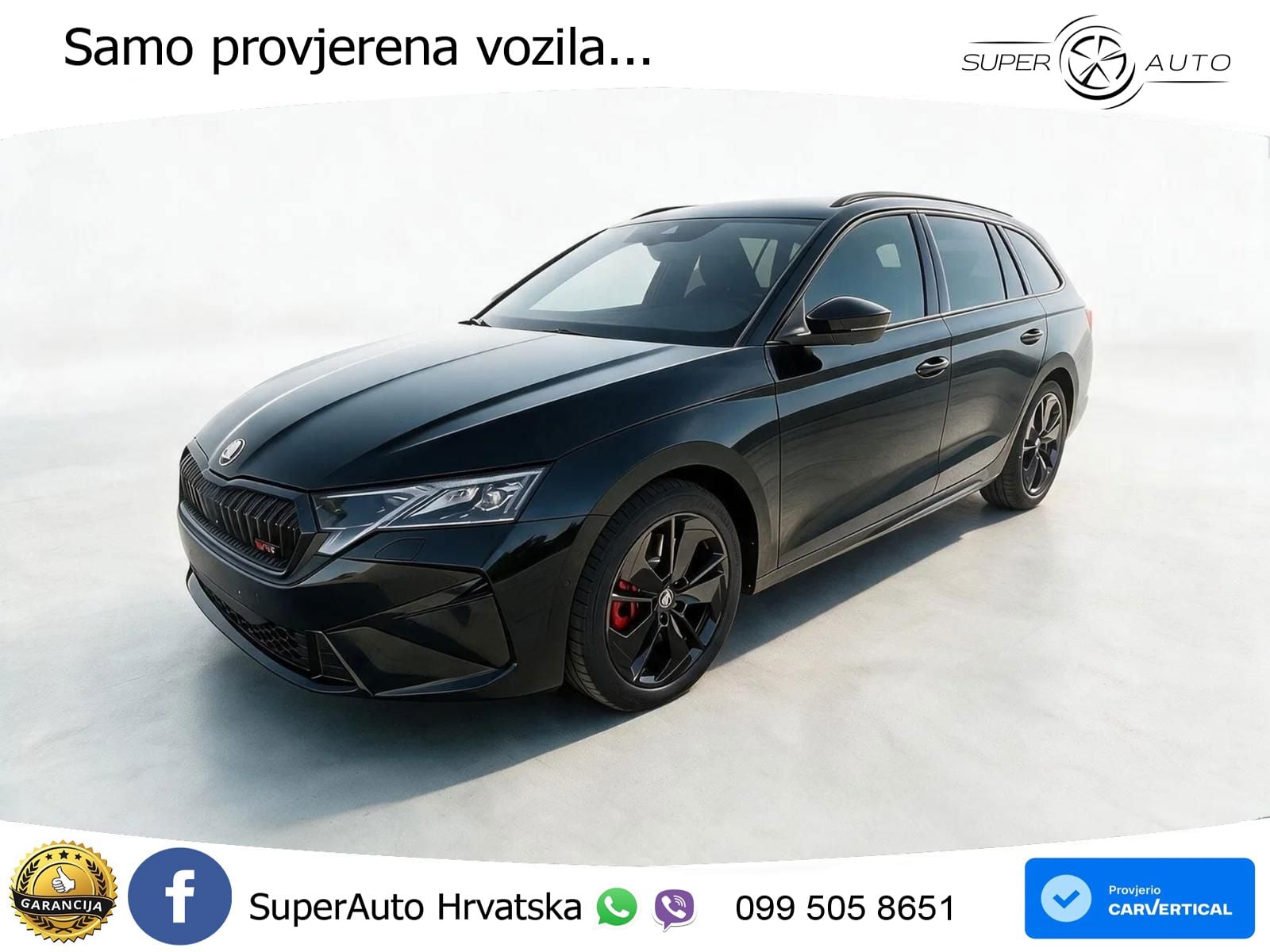 Škoda Octavia Combi RS 2.0 TSI (265 KS) DSG MATRIX+GR SJED+KAM