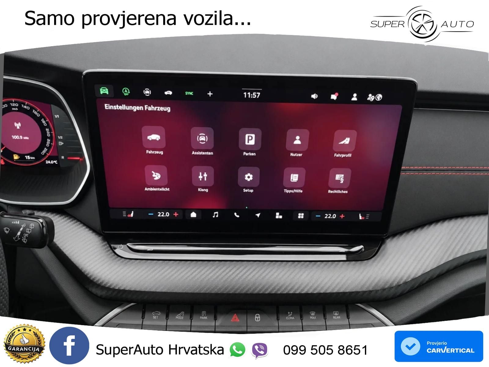 Škoda Octavia Combi RS 2.0 TSI (265 KS) DSG MATRIX+GR SJED+KAM