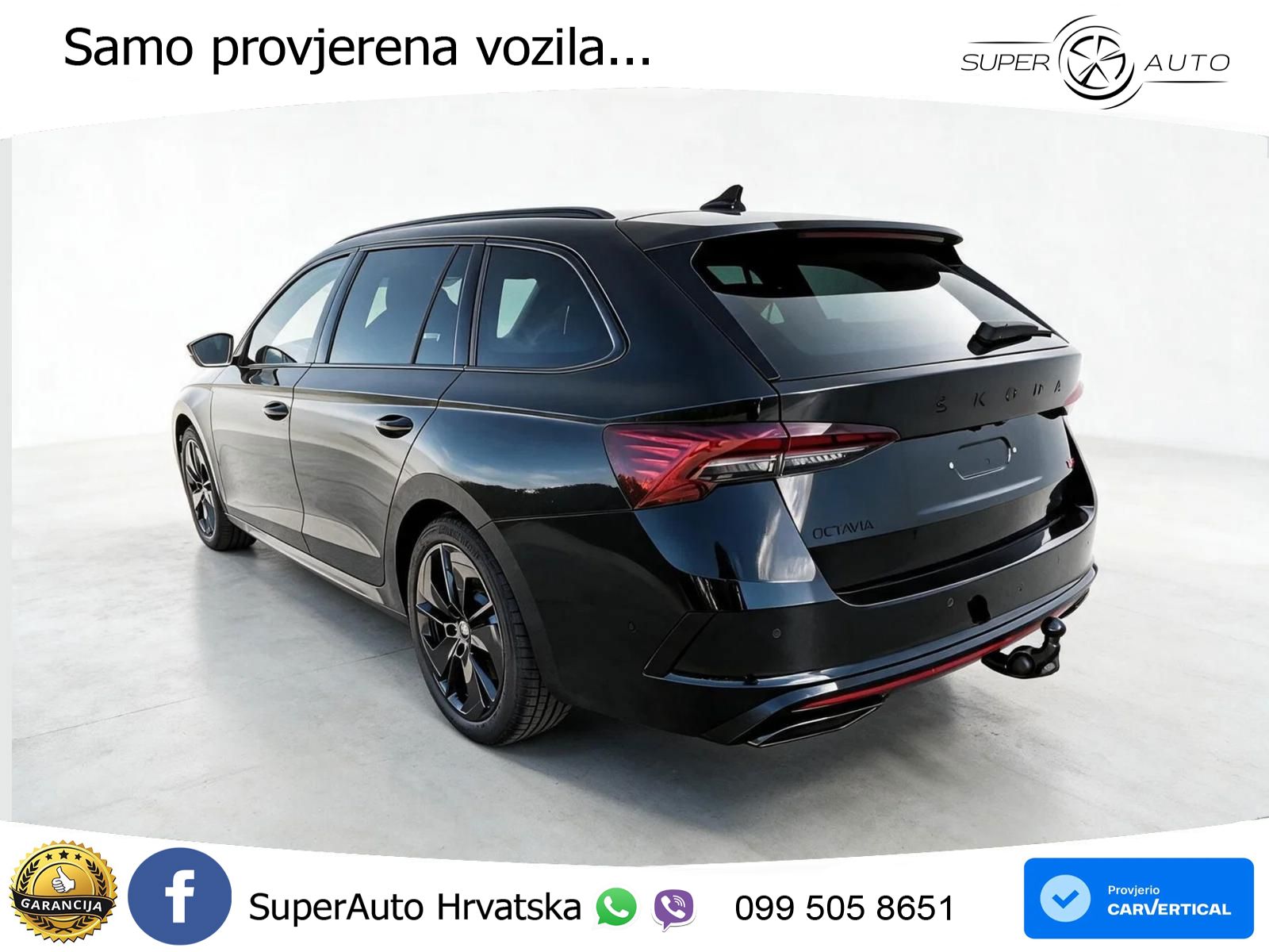 Škoda Octavia Combi RS 2.0 TSI (265 KS) DSG MATRIX+GR SJED+KAM