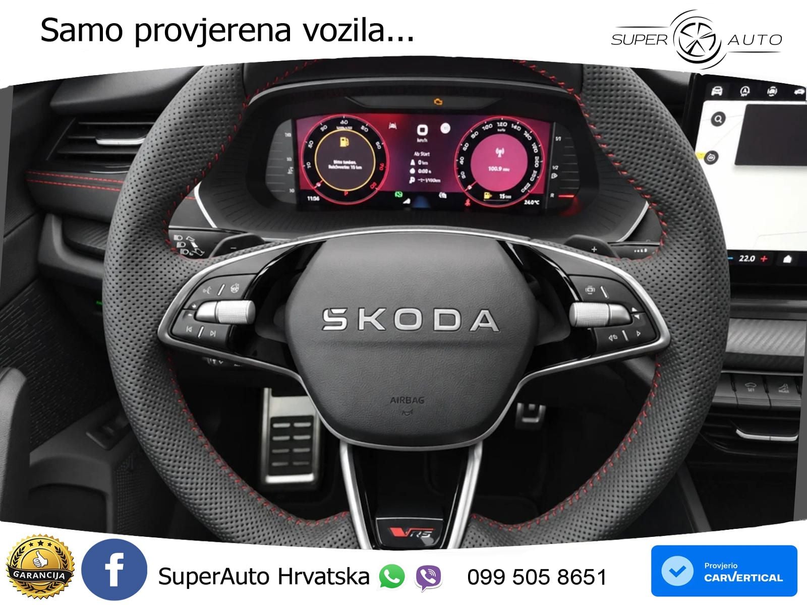 Škoda Octavia Combi RS 2.0 TSI (265 KS) DSG MATRIX+GR SJED+KAM