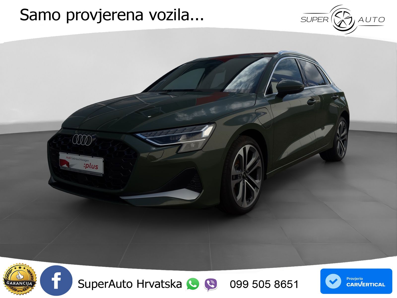 Audi A3 Sportback 40 TFSI e (204 KS) Plug-in Hybrid S tronic LED+GR SJED+ACC