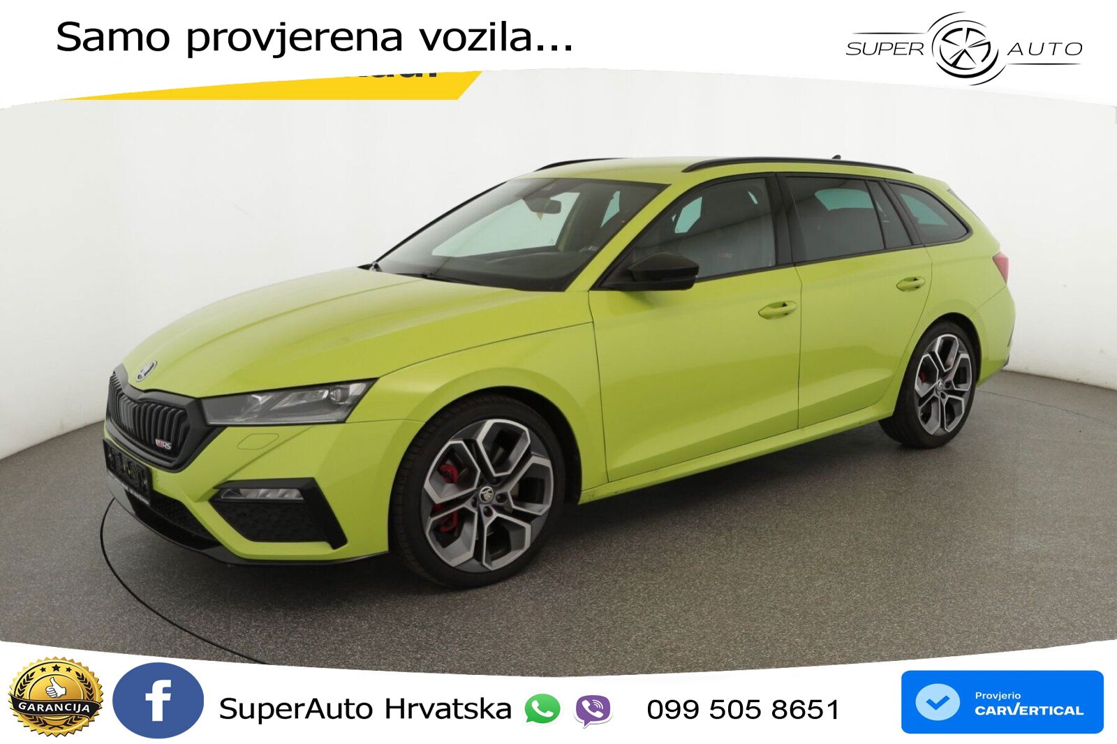 Škoda Octavia Combi RS 2.0 TSI (245 KS) DSG LED+GR SJED+ACC