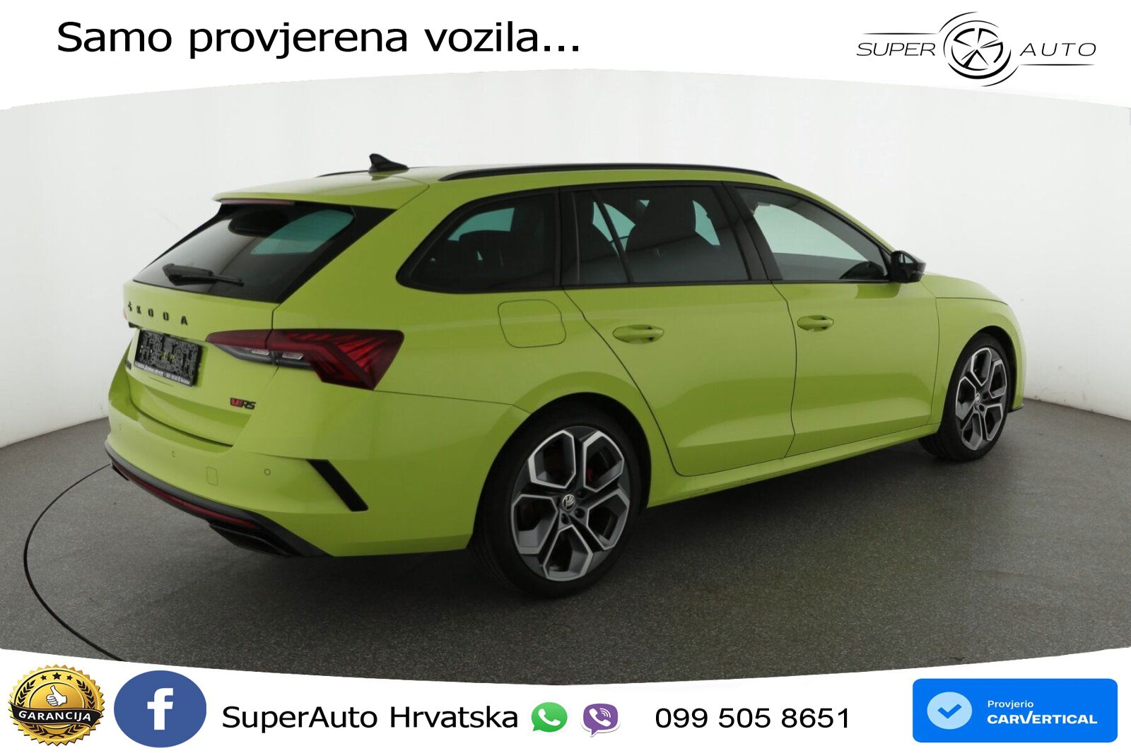 Škoda Octavia Combi RS 2.0 TSI (245 KS) DSG LED+GR SJED+ACC