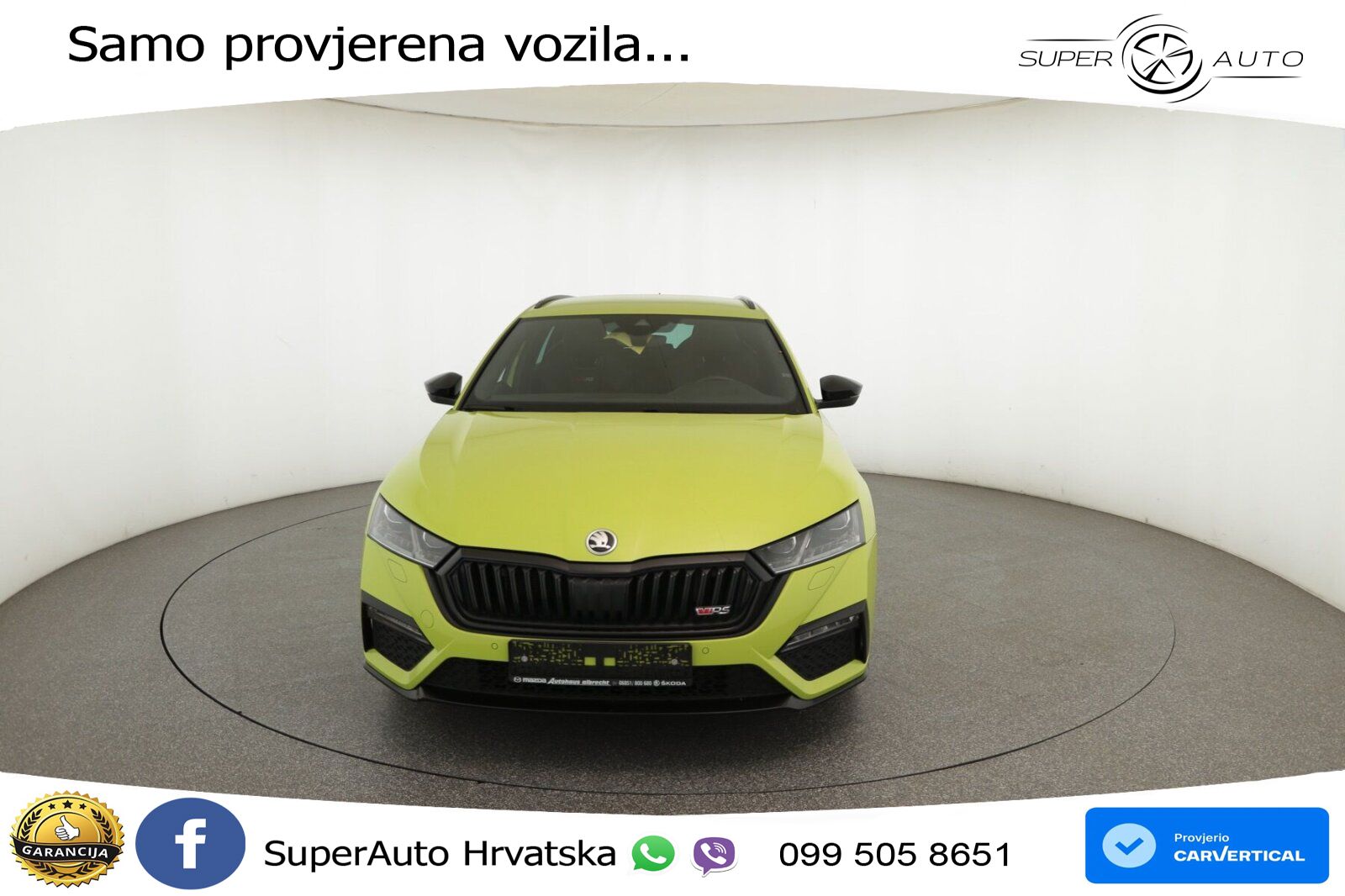 Škoda Octavia Combi RS 2.0 TSI (245 KS) DSG LED+GR SJED+ACC