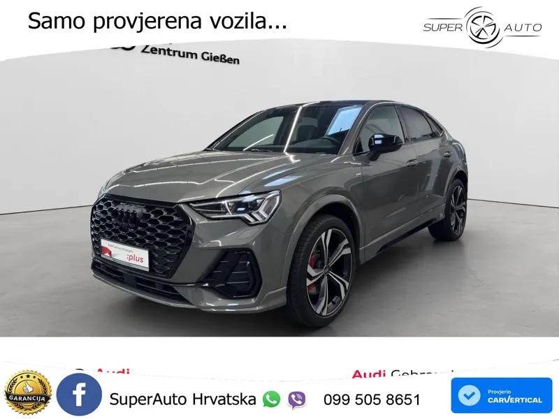 Audi Q3 II Sportback 45 TFSI (245 KS) quattro S tronic S line LED+GR SJED+ACC