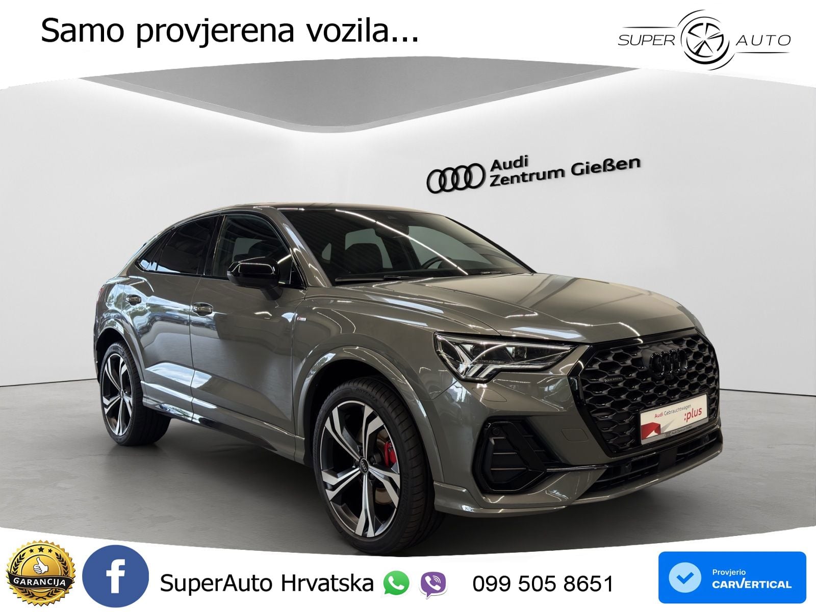 Audi Q3 II Sportback 45 TFSI (245 KS) quattro S tronic S line LED+GR SJED+ACC
