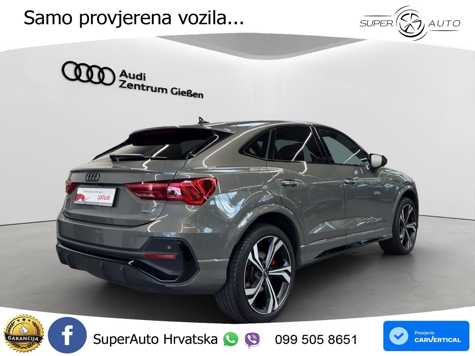 Audi Q3 II Sportback 45 TFSI (245 KS) quattro S tronic S line LED+GR SJED+ACC