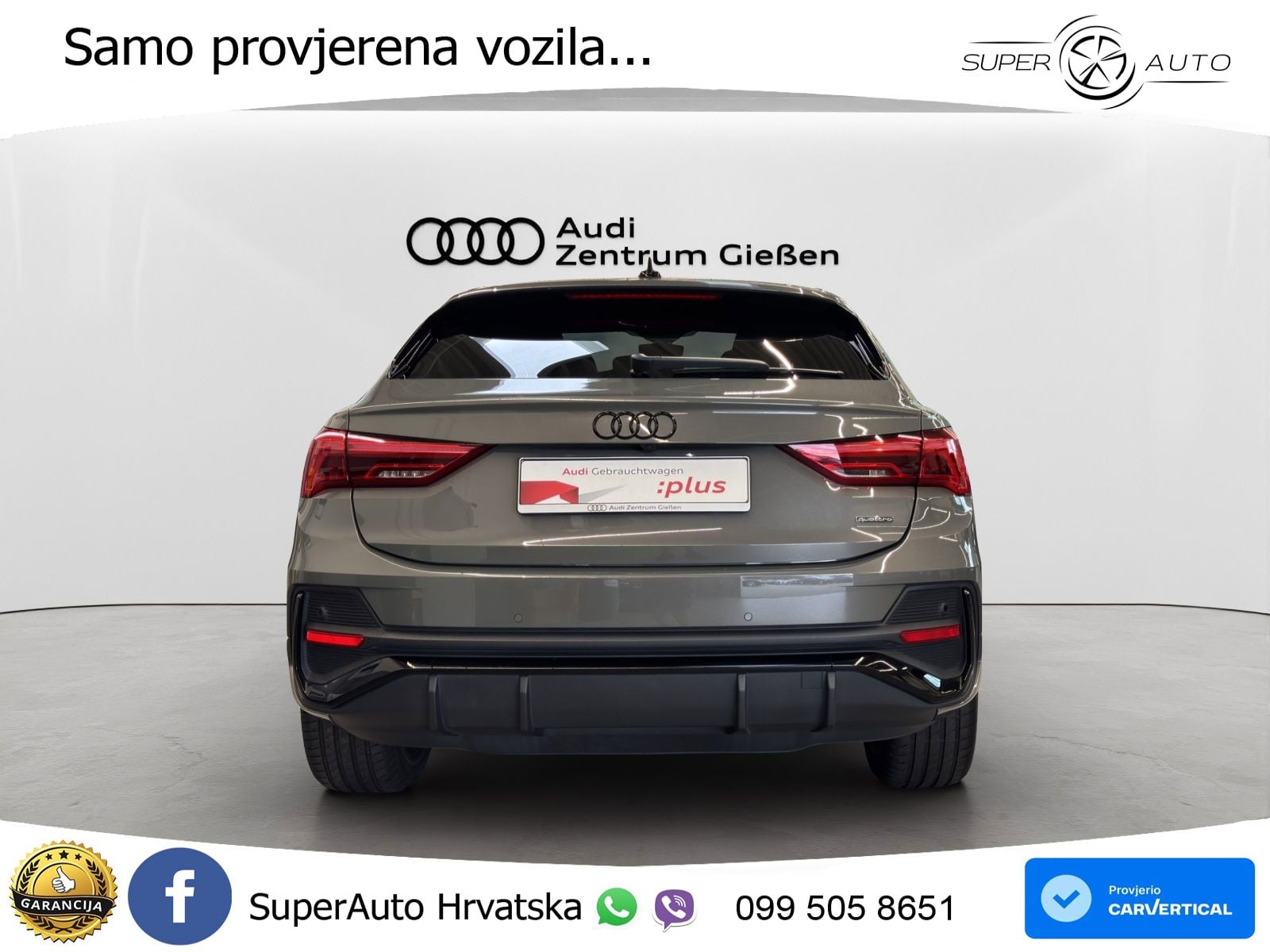 Audi Q3 II Sportback 45 TFSI (245 KS) quattro S tronic S line LED+GR SJED+ACC