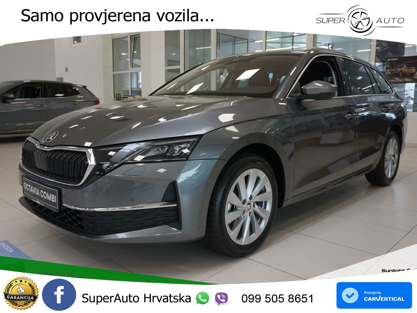 Škoda Octavia Combi 1.5 TSI (150 KS) DSG Selection MATRIX+GR SJED+KAM