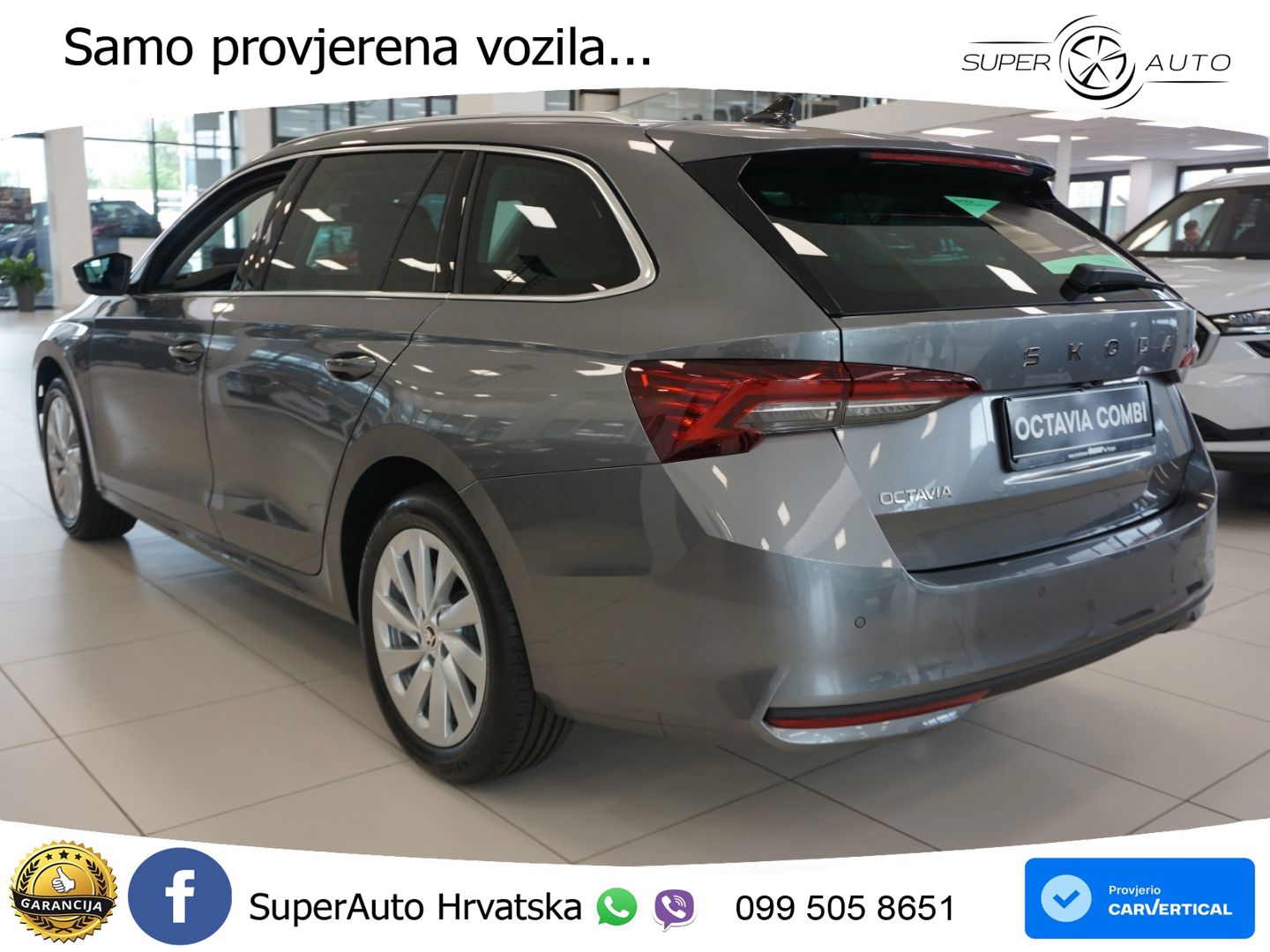 Škoda Octavia Combi 1.5 TSI (150 KS) DSG Selection MATRIX+GR SJED+KAM