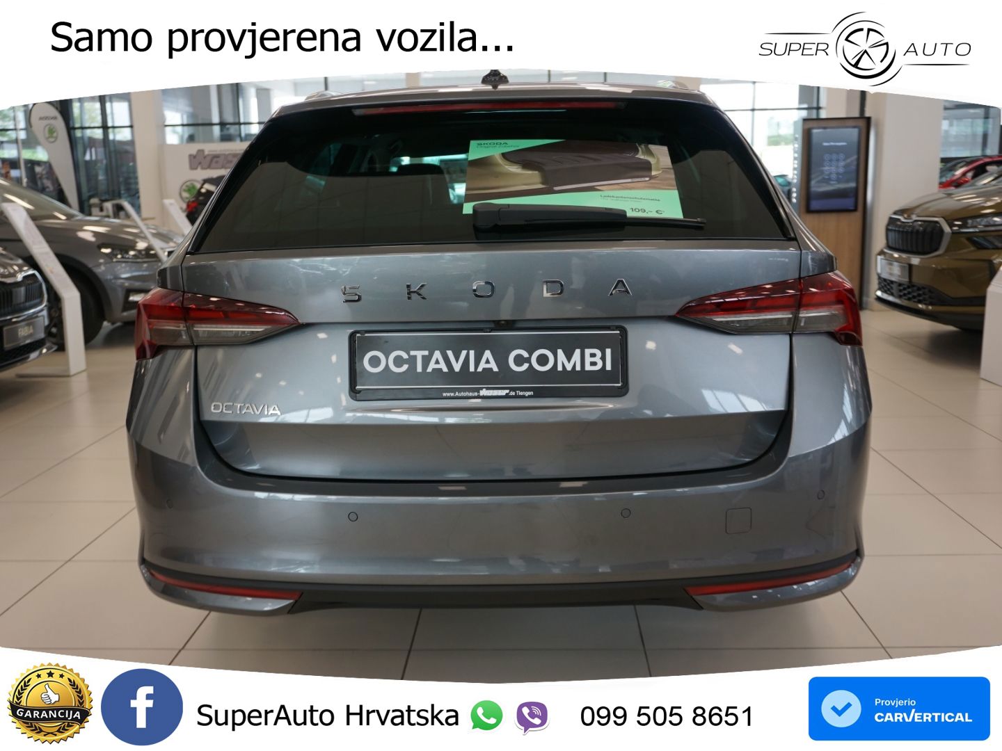 Škoda Octavia Combi 1.5 TSI (150 KS) DSG Selection MATRIX+GR SJED+KAM