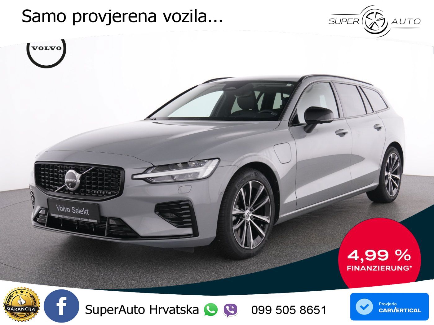 Volvo V60 2.0 T8 AWD Geartronic LED+GR SJED+ACC