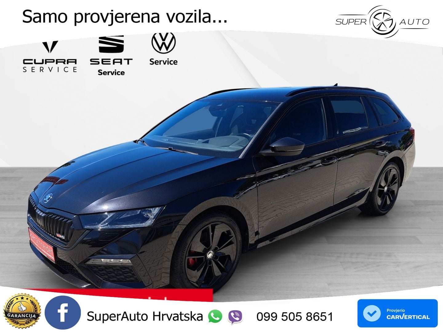 Škoda Octavia Combi RS 2.0 TDI (200 KS) 4x4 DSG LED+GR SJED+ACC