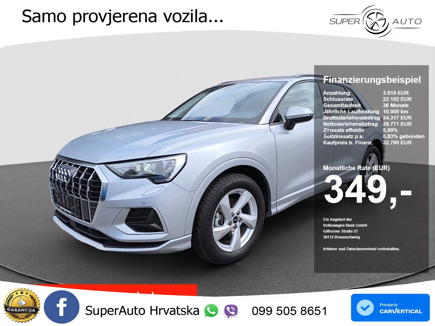 Audi Q3 35 TFSI (150 KS) S tronic advanced