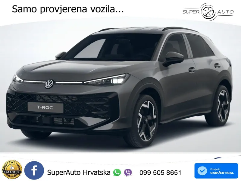 Volkswagen T-Roc 1.5 eTSI (150 KS)  DSG R-Line LED+GR SJED+ACC