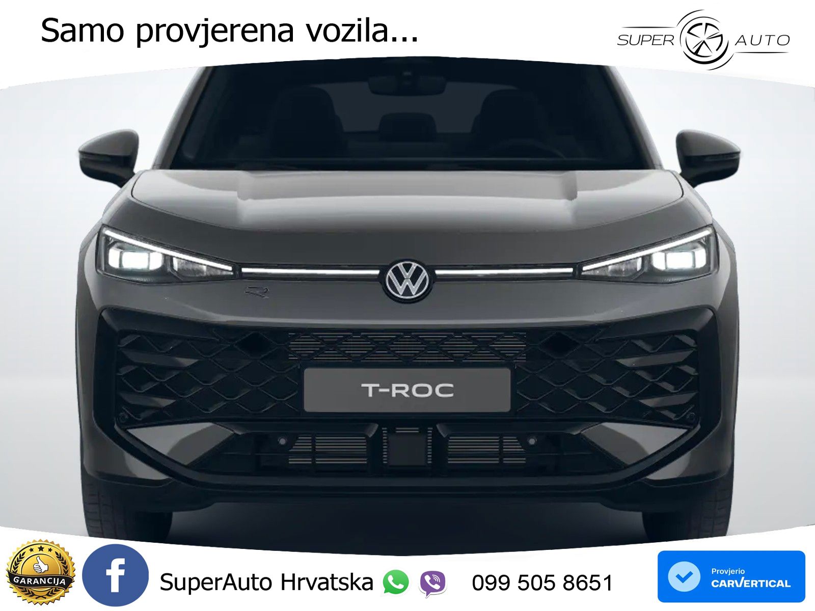 Volkswagen T-Roc 1.5 eTSI (150 KS)  DSG R-Line LED+GR SJED+ACC