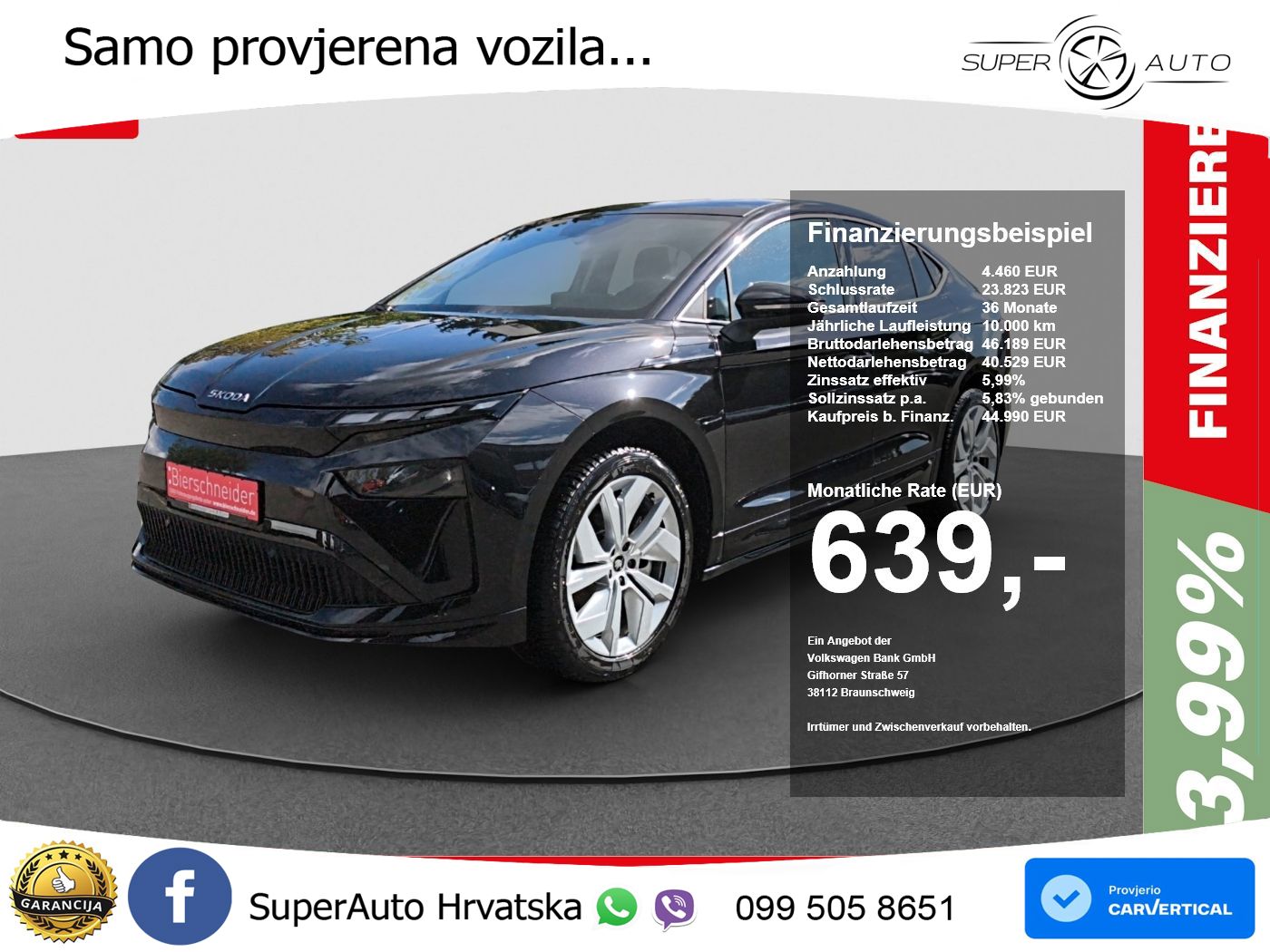 Škoda Enyaq Coupe iV 85 82 kWh (286 KS) Loft MATRIX+GR SJED+KAM