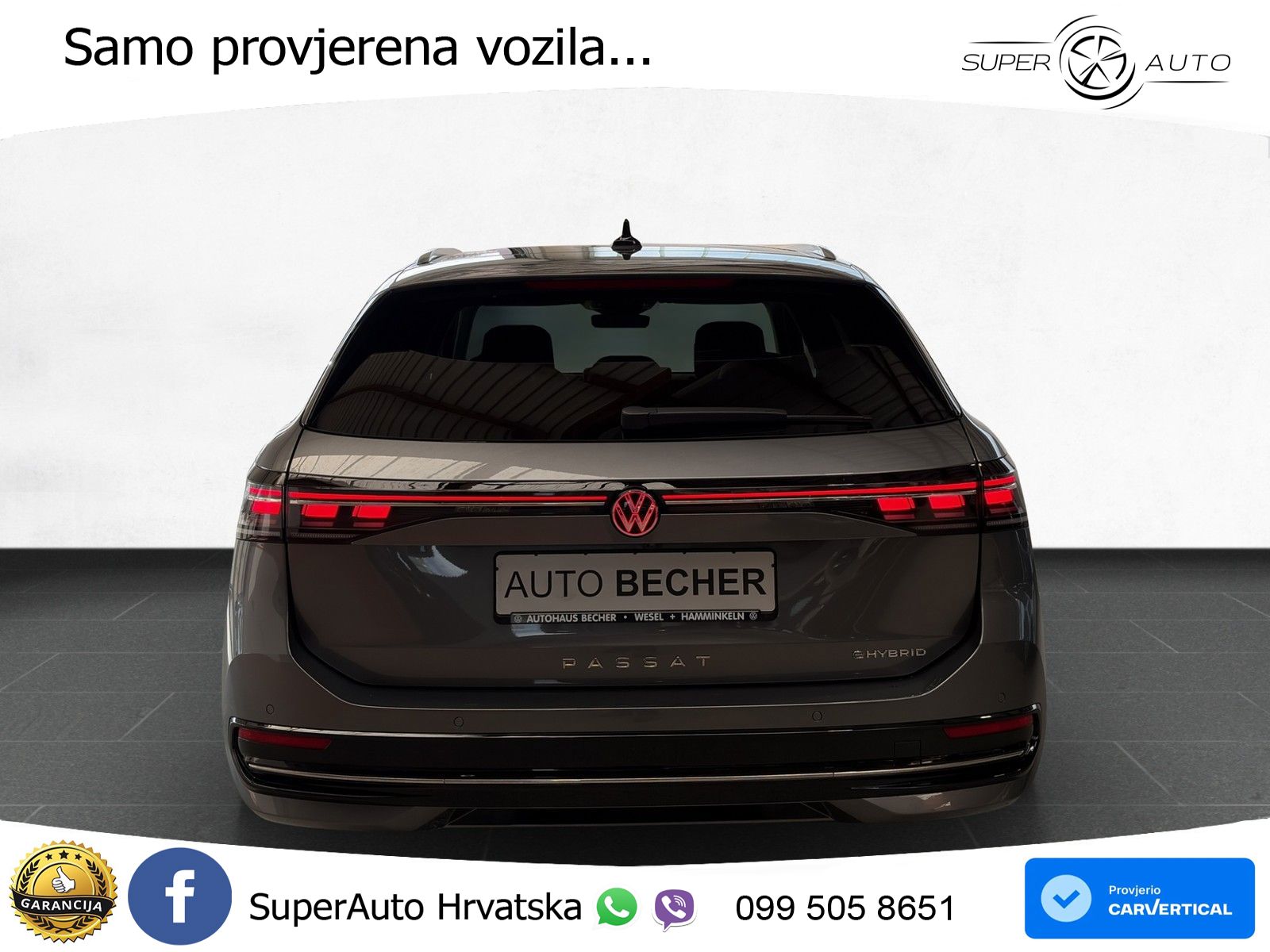 Volkswagen Passat Variant 1.5 TSI (272 KS) eHybrid DSG Elegance LED+GR SJED+ACC