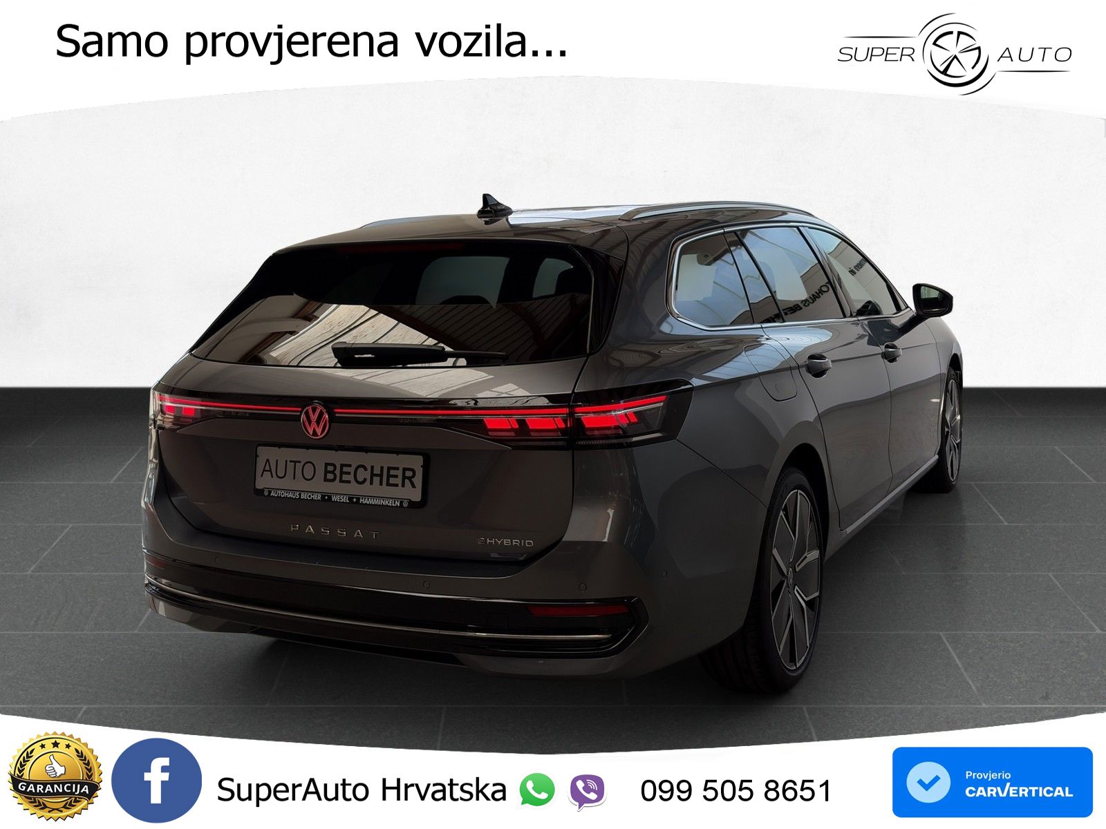 Volkswagen Passat Variant 1.5 TSI (272 KS) eHybrid DSG Elegance LED+GR SJED+ACC