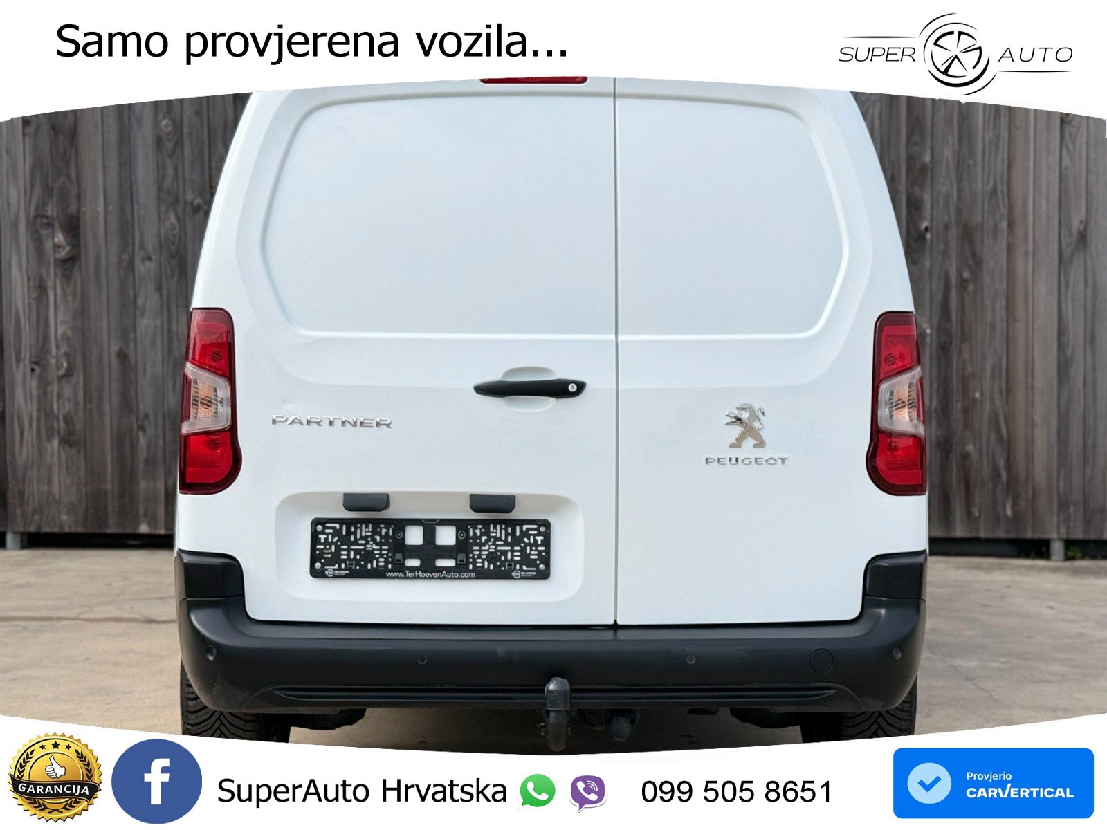 Peugeot Partner 1.5 BlueHDI Premium L1H1 AHK Tempo. 73KW 99 KS