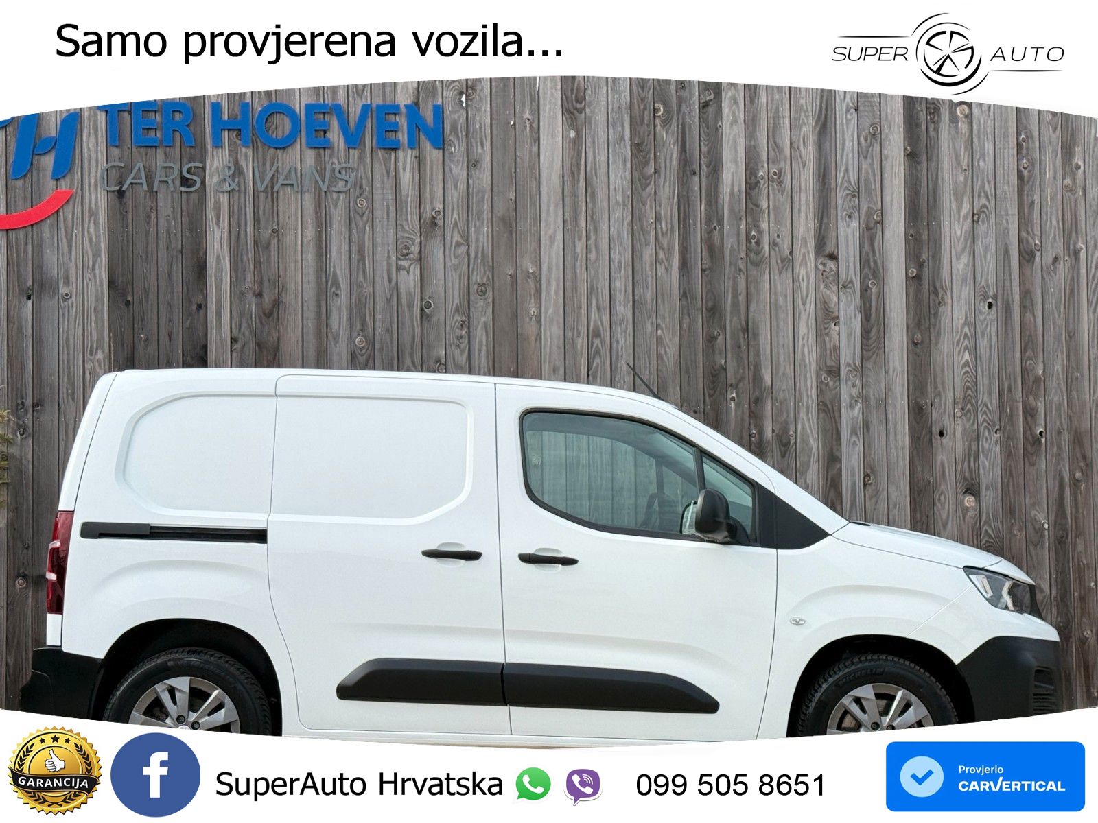 Peugeot Partner 1.5 BlueHDI Premium L1H1 AHK Tempo. 73KW 99 KS
