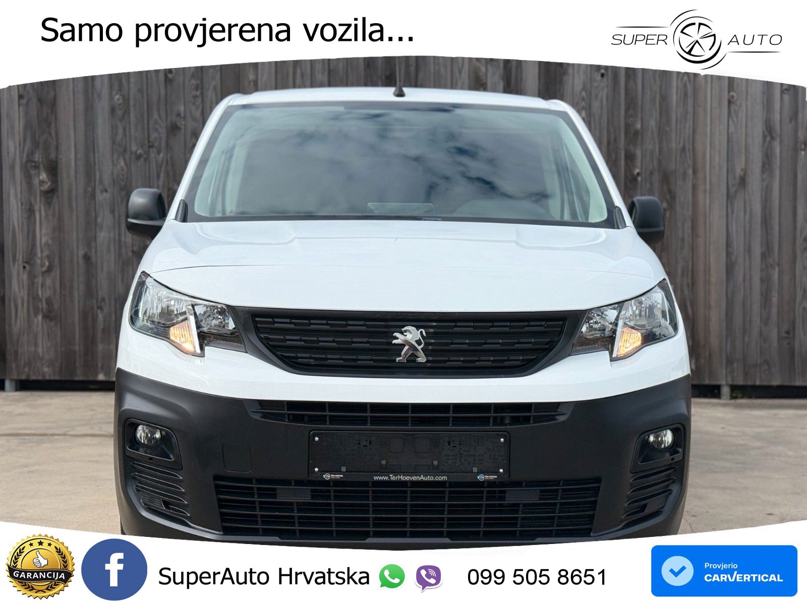 Peugeot Partner 1.5 BlueHDI Premium L1H1 AHK Tempo. 73KW 99 KS