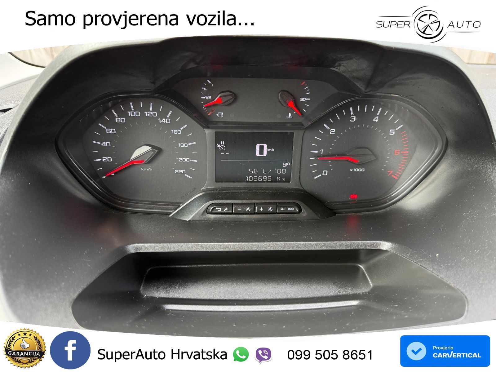 Peugeot Partner 1.5 BlueHDI Premium L1H1 AHK Tempo. 73KW 99 KS