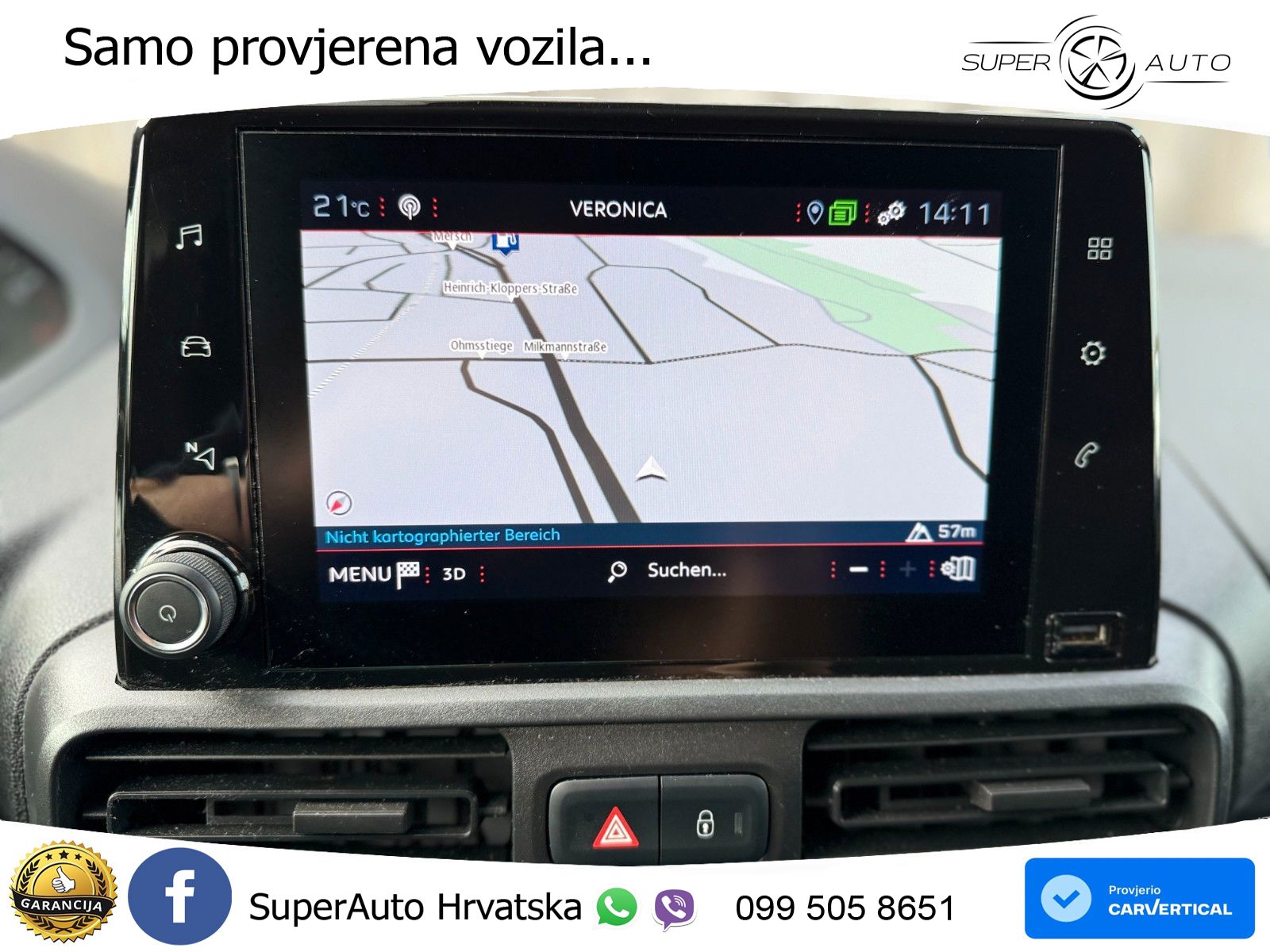 Peugeot Partner 1.5 BlueHDI Premium L1H1 AHK Tempo. 73KW 99 KS