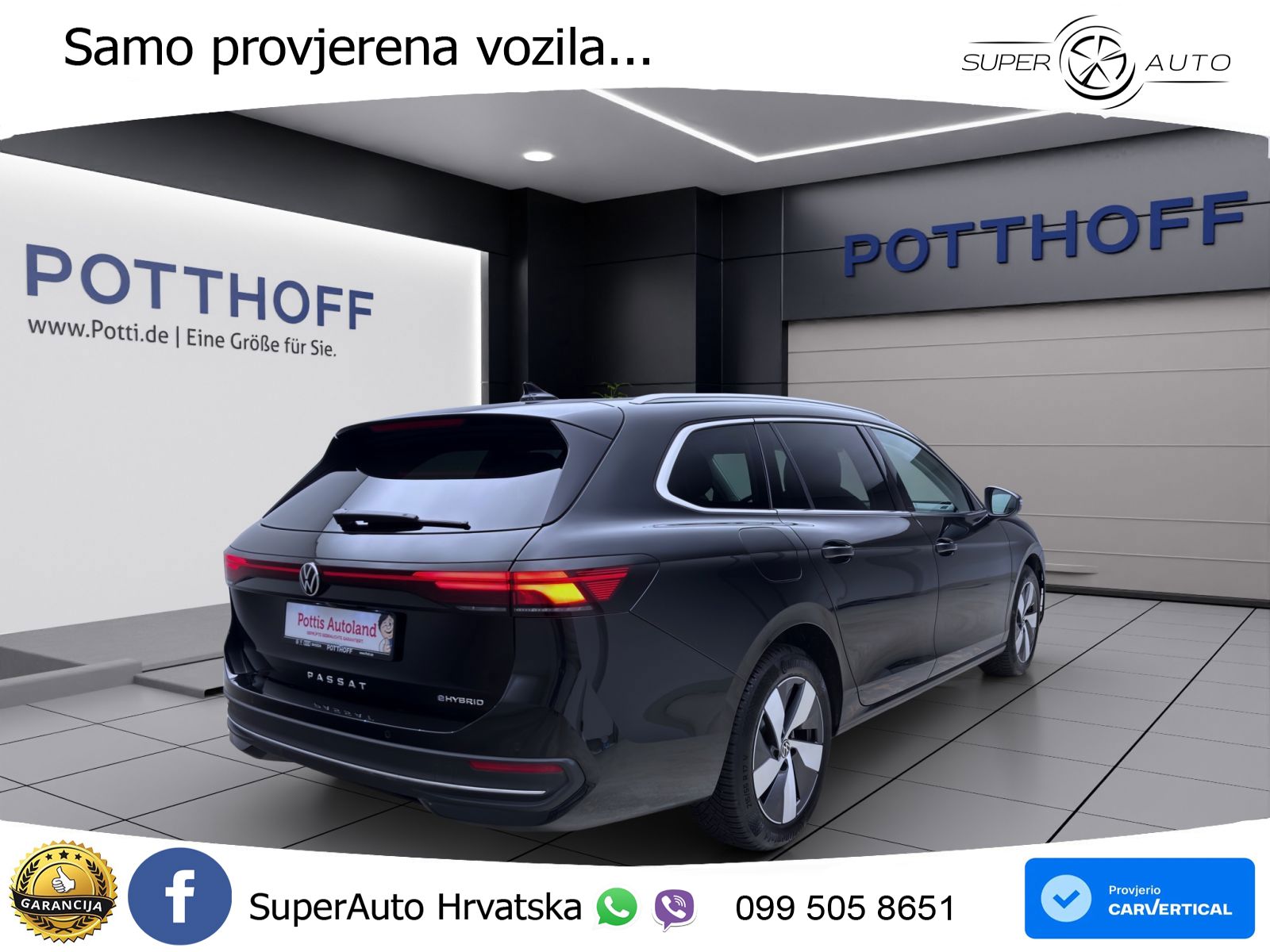 Volkswagen Passat Variant 1.5 TSI (204 KS) eHybrid DSG Business LED+GR SJED+ACC