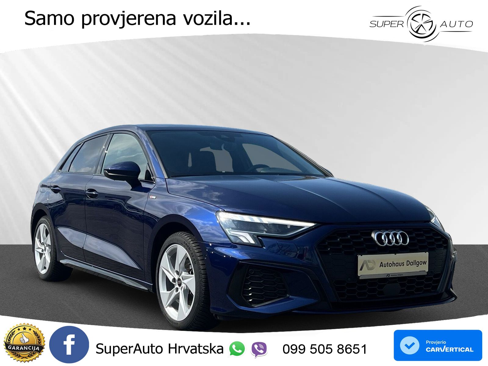 Audi A3 35 TFSI (150 KS) S tronic S line LED+GR SJED+ACC