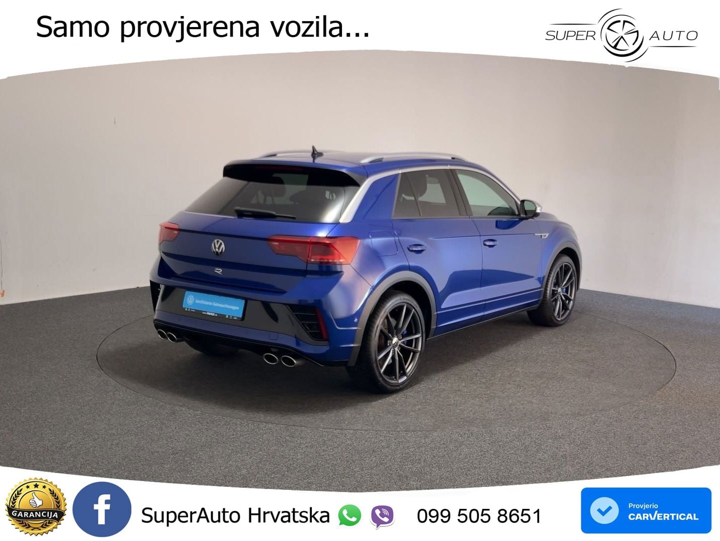 Volkswagen T-Roc I R 2.0 TSI (300 KS) OPF 4M DSG MATRIX+GR SJED+KAM