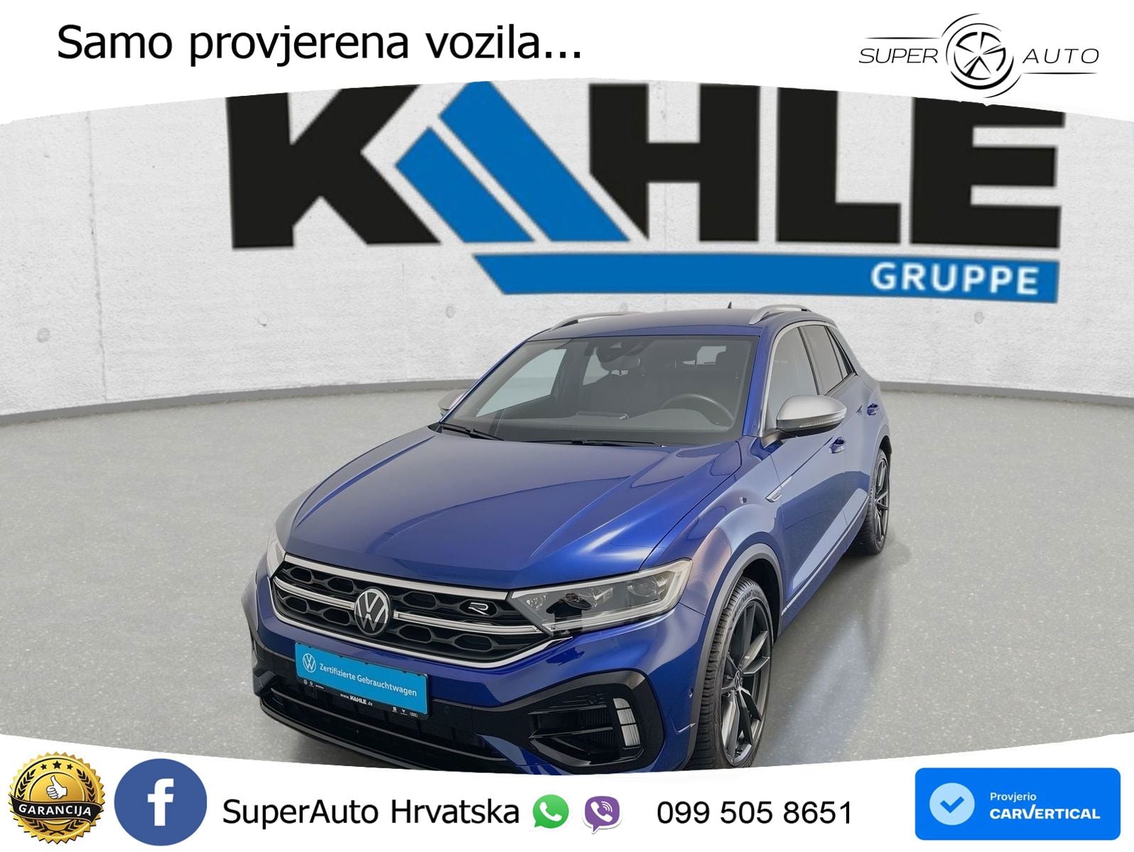 Volkswagen T-Roc I R 2.0 TSI (300 KS) OPF 4M DSG MATRIX+GR SJED+KAM