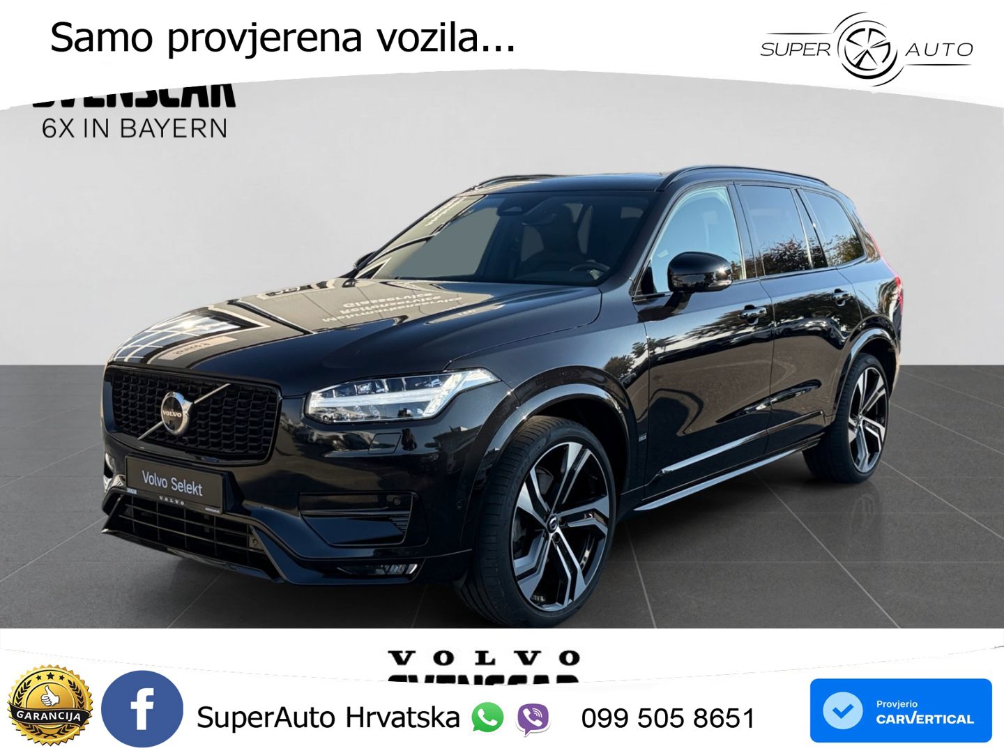 Volvo XC90 2.0 B5 Diesel AWD Automatic ZRAČNI+ACC+GR SJED+KAM+PANO