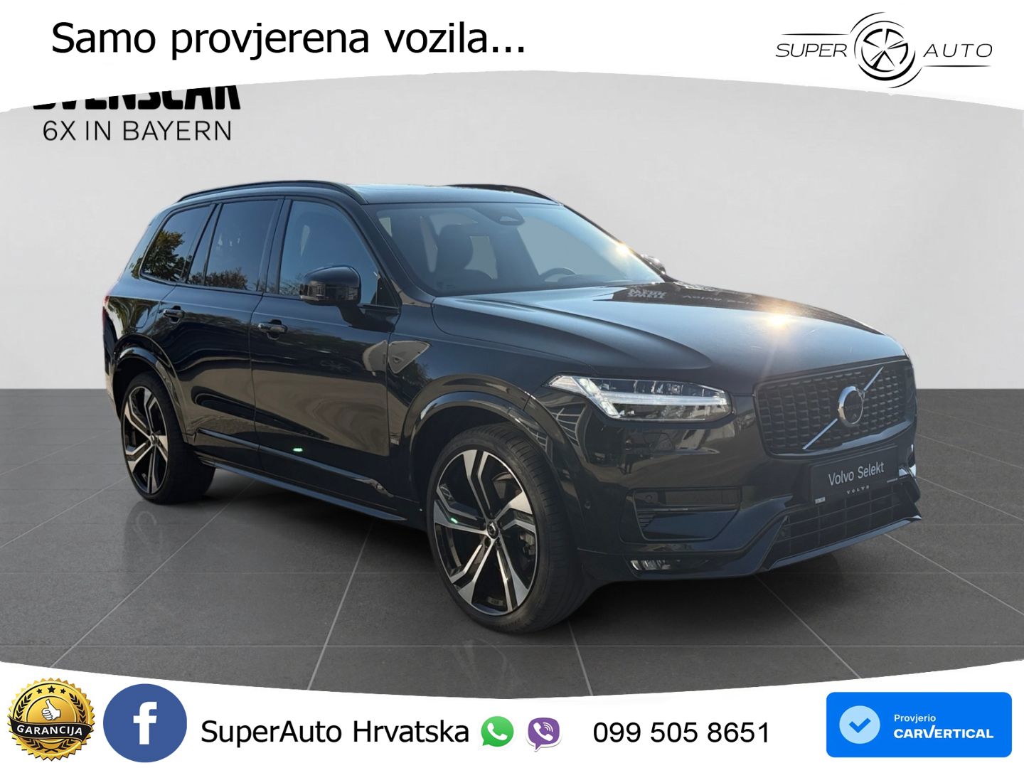Volvo XC90 2.0 B5 Diesel AWD Automatic ZRAČNI+ACC+GR SJED+KAM+PANO