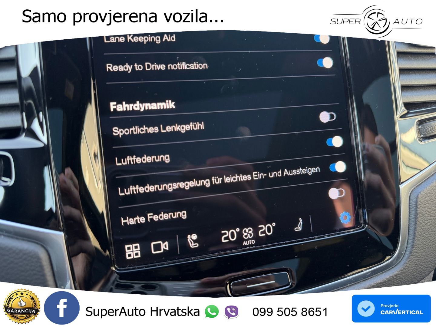 Volvo XC90 2.0 B5 Diesel AWD Automatic ZRAČNI+ACC+GR SJED+KAM+PANO