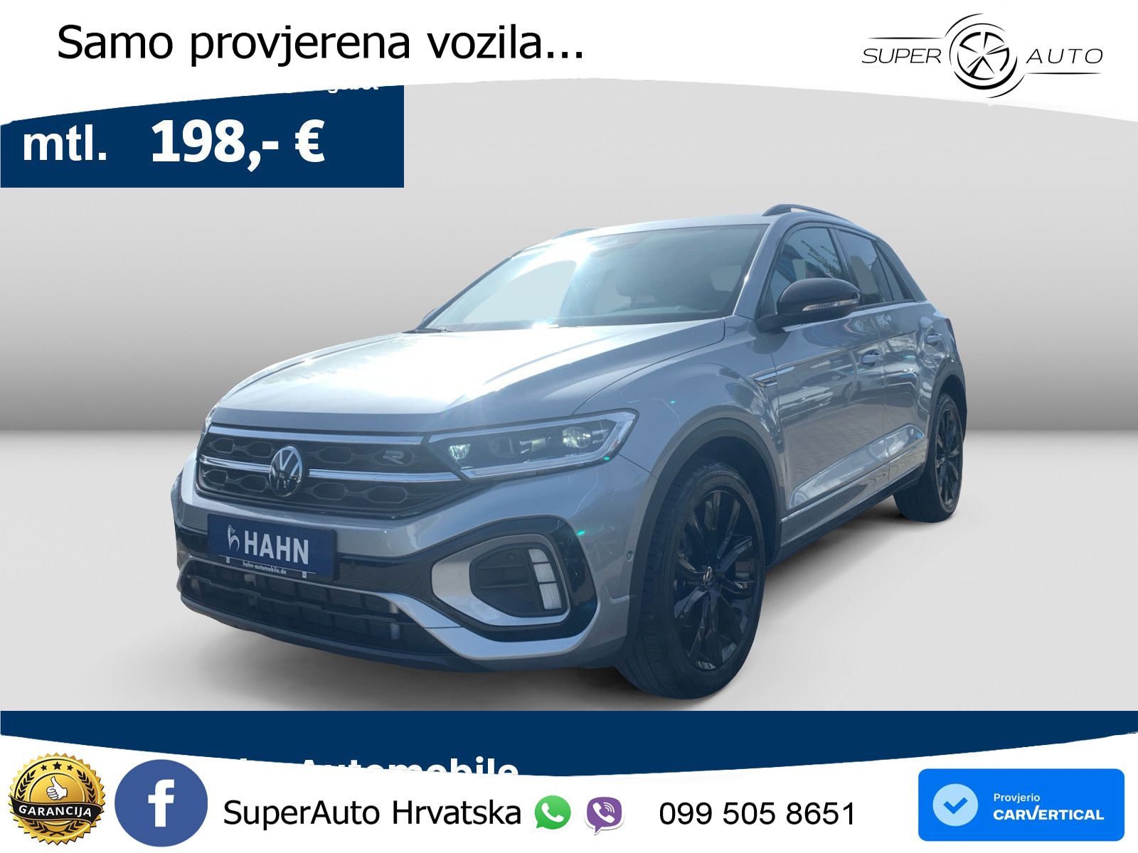 Volkswagen T-Roc 1.5 TSI (150 KS) DSG LED+GR SJED+ACC