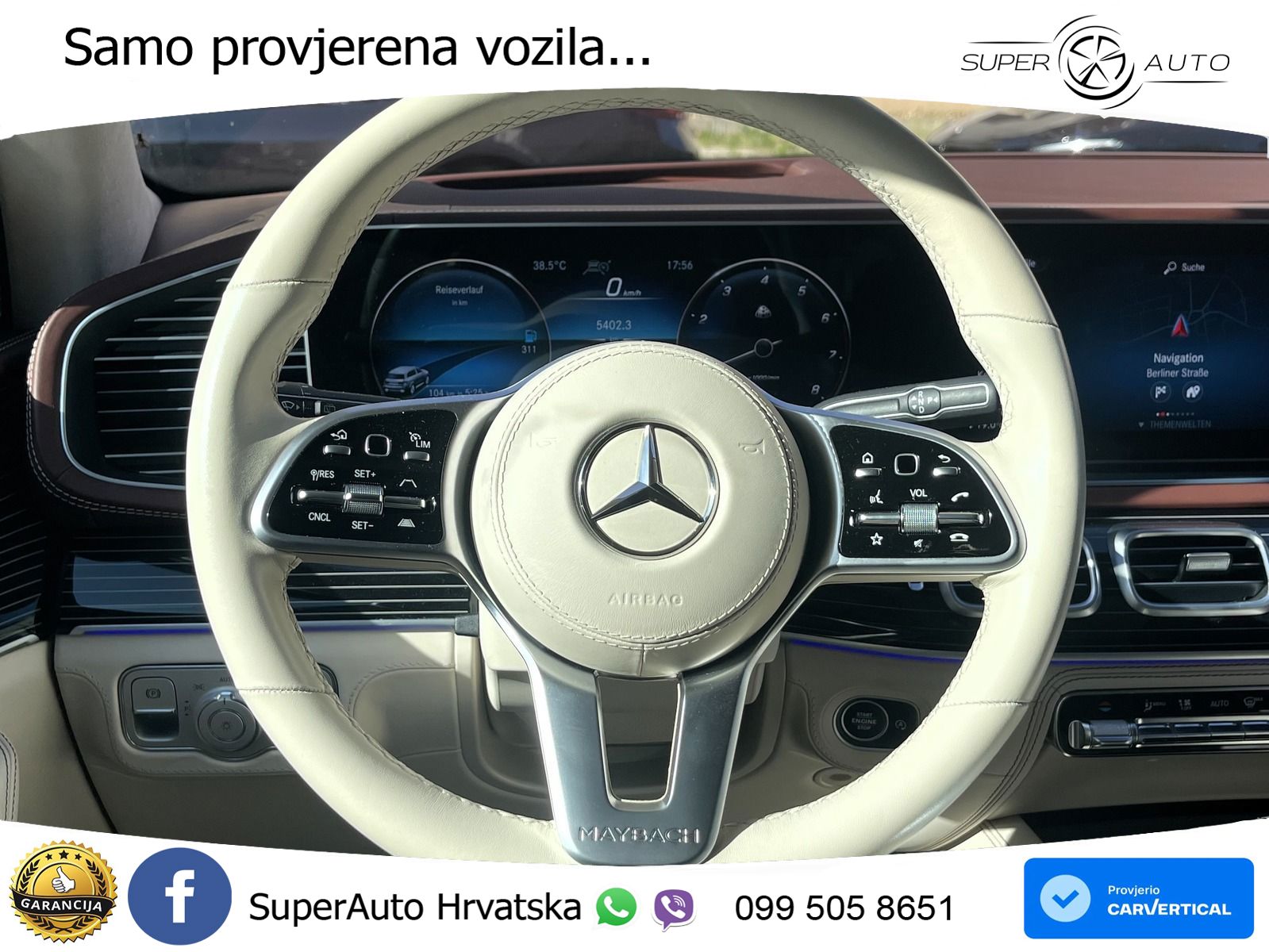 Mercedes Maybach GLS 600 V8 (557 KS) EQ Boost 4MATIC 9G-TRONIC ACC+HEAD+4xGR SJED+360+PANO