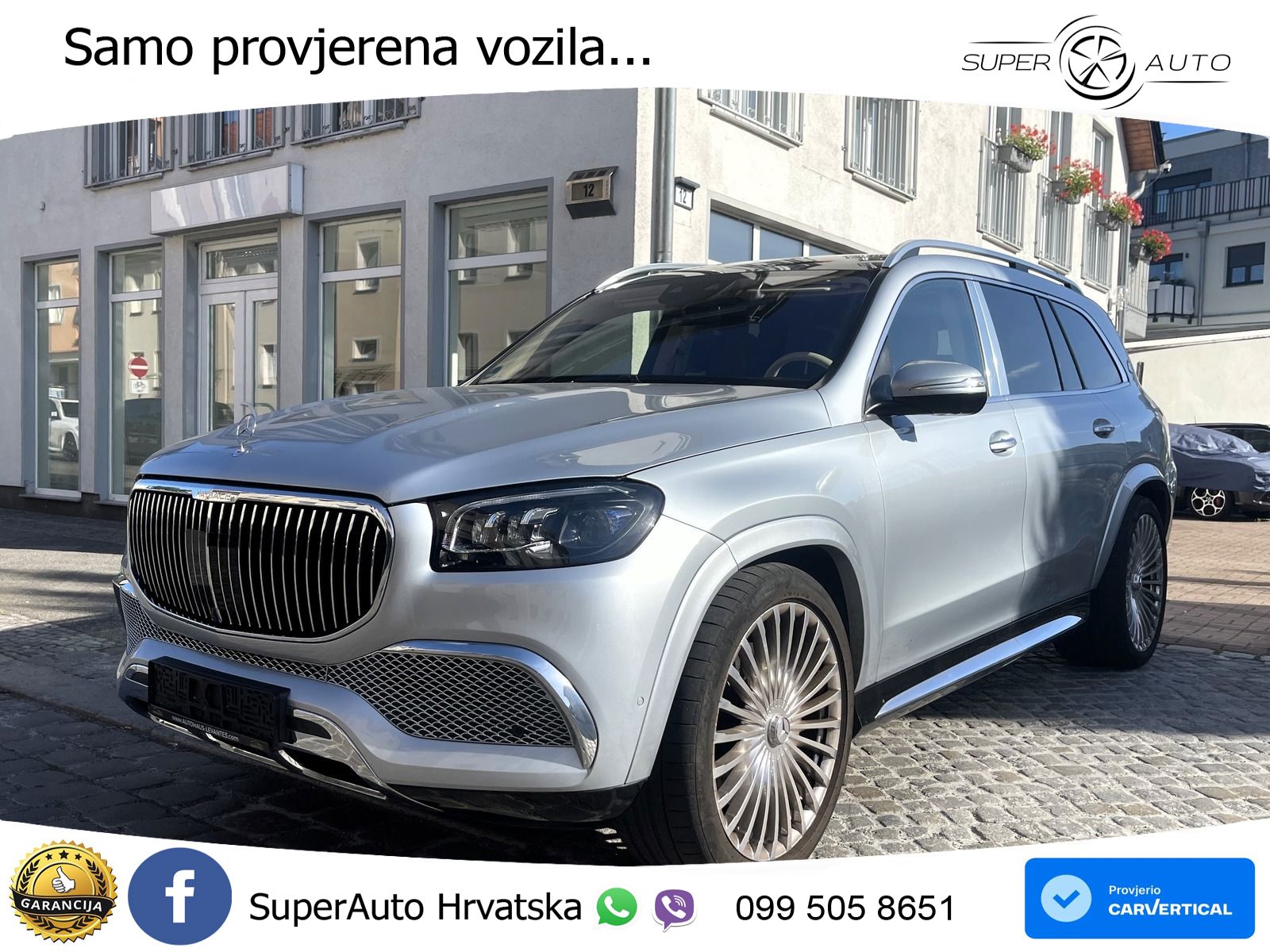 Mercedes Maybach GLS 600 V8 (557 KS) EQ Boost 4MATIC 9G-TRONIC ACC+HEAD+4xGR SJED+360+PANO