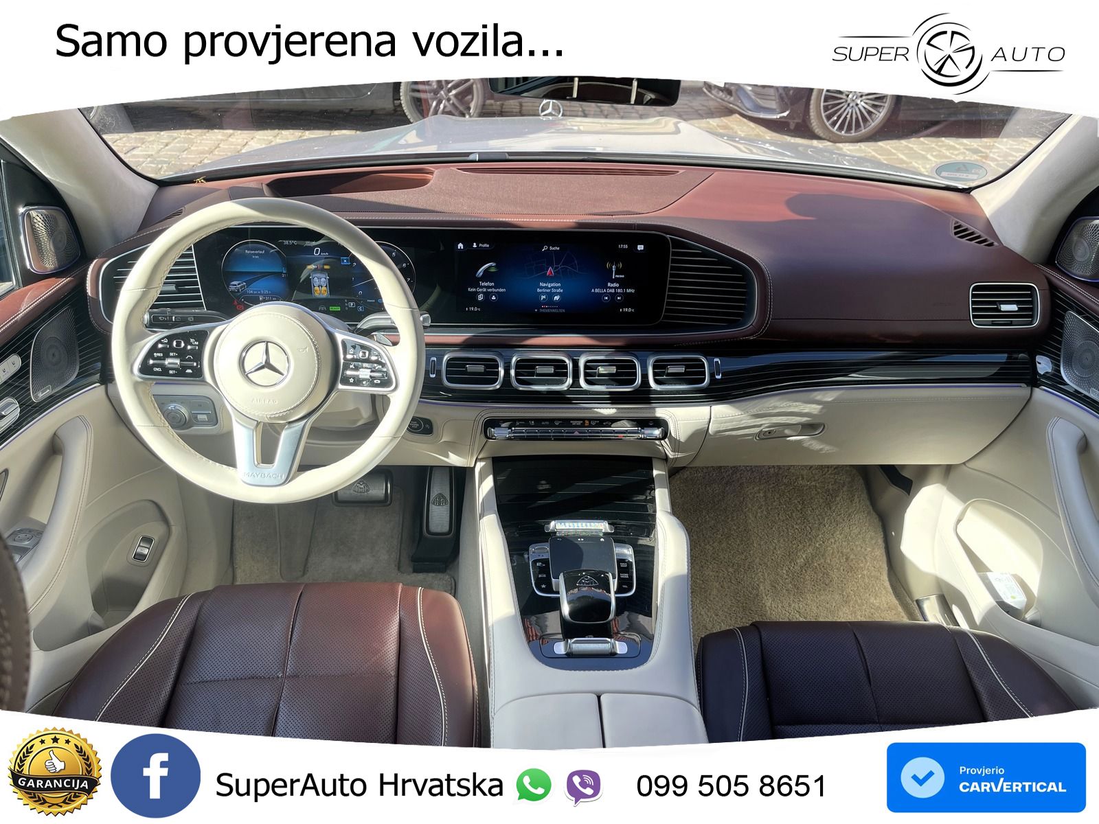 Mercedes Maybach GLS 600 V8 (557 KS) EQ Boost 4MATIC 9G-TRONIC ACC+HEAD+4xGR SJED+360+PANO