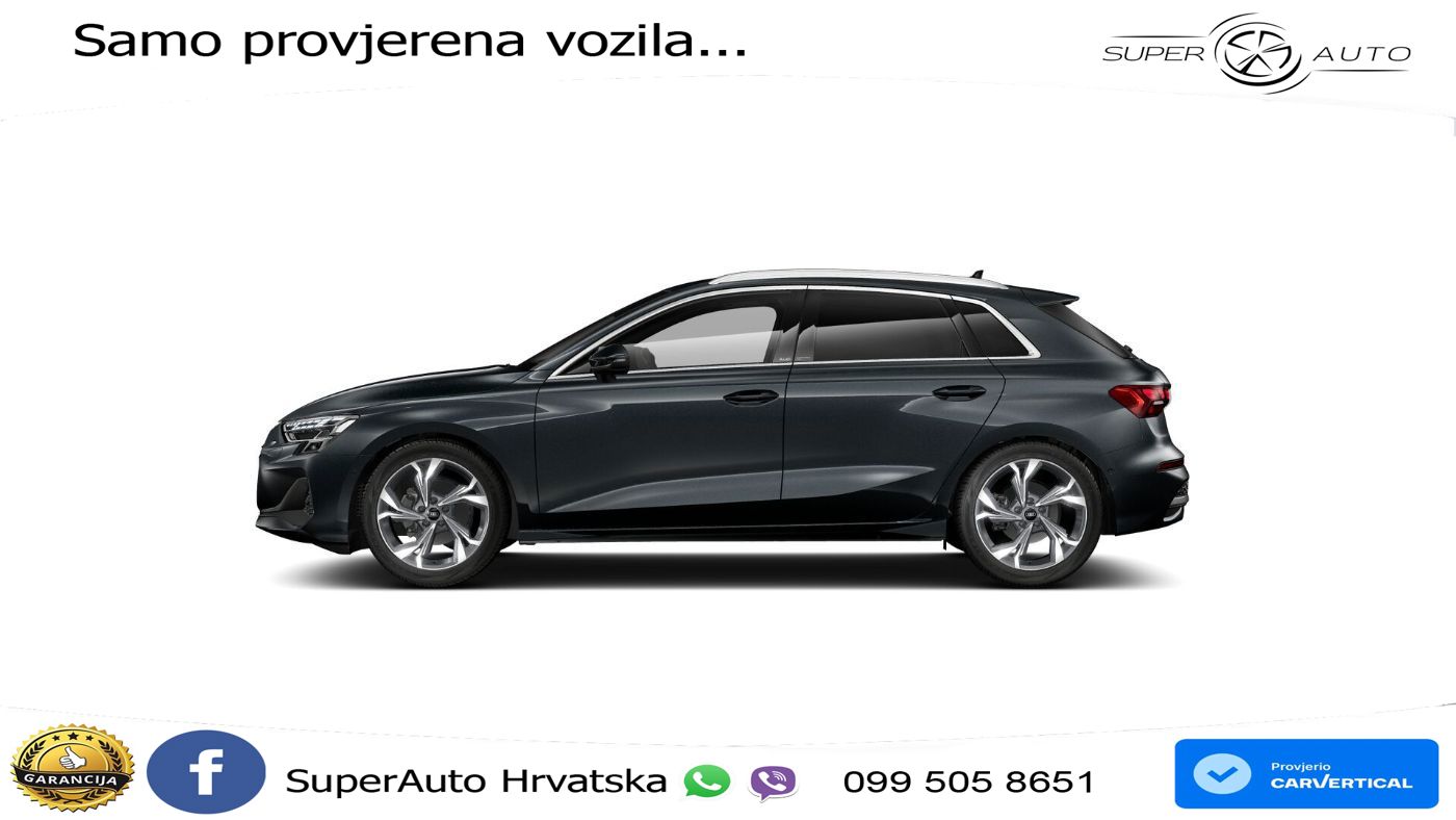 Audi A3 35 TFSI (150 KS) LED+GR SJED+ACC