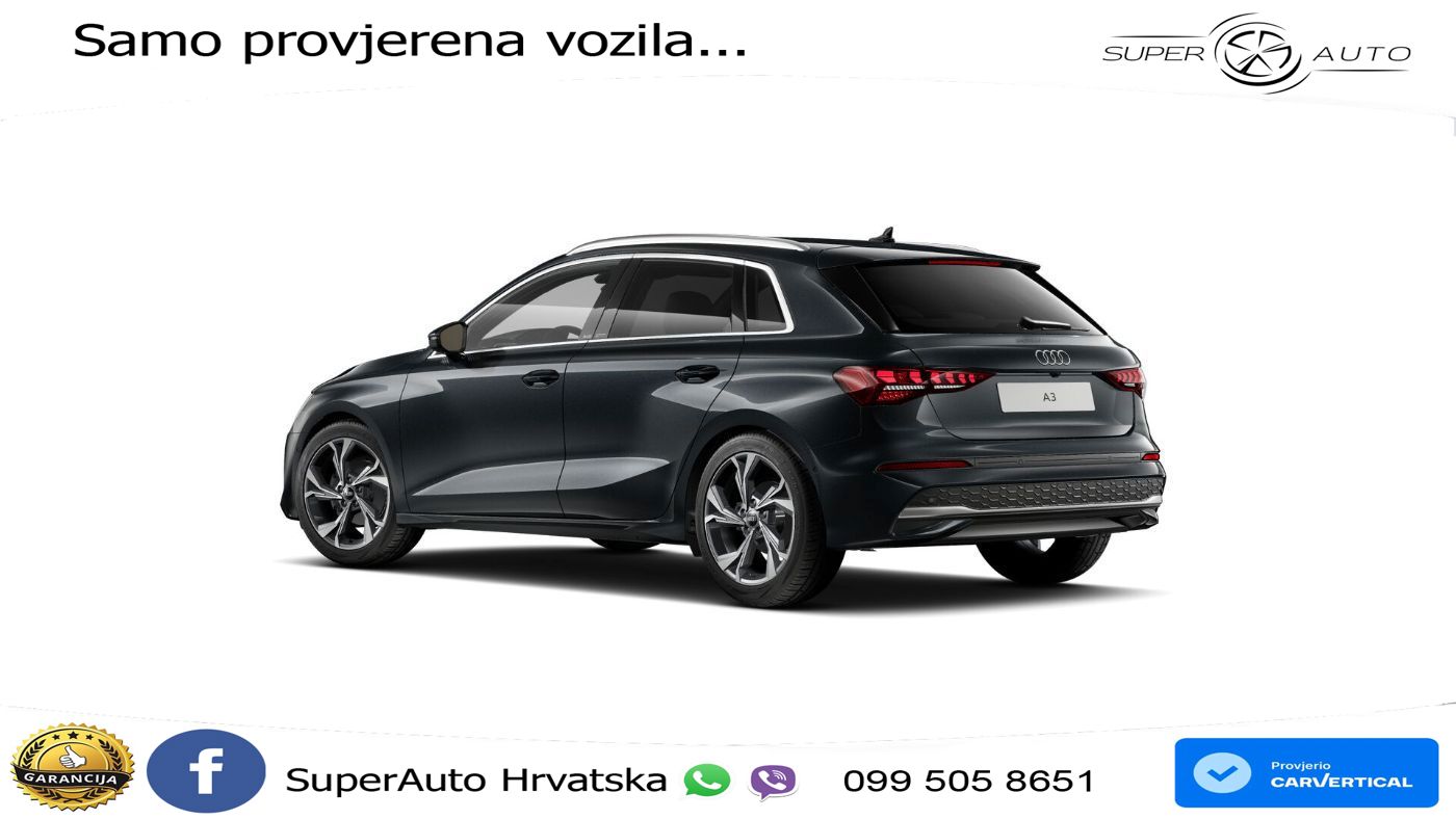 Audi A3 35 TFSI (150 KS) LED+GR SJED+ACC