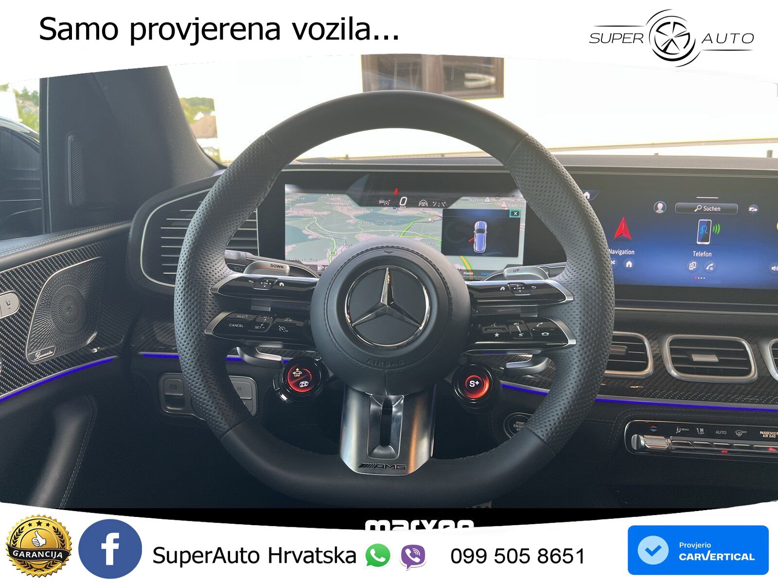 Mercedes-Benz GLS AMG GLS 63 V8 EQ Boost 4MATIC+ AMG SPEEDSHIFT TCT 9G Ultimate ACC+HEAD+4xGR SJED+360+PANO