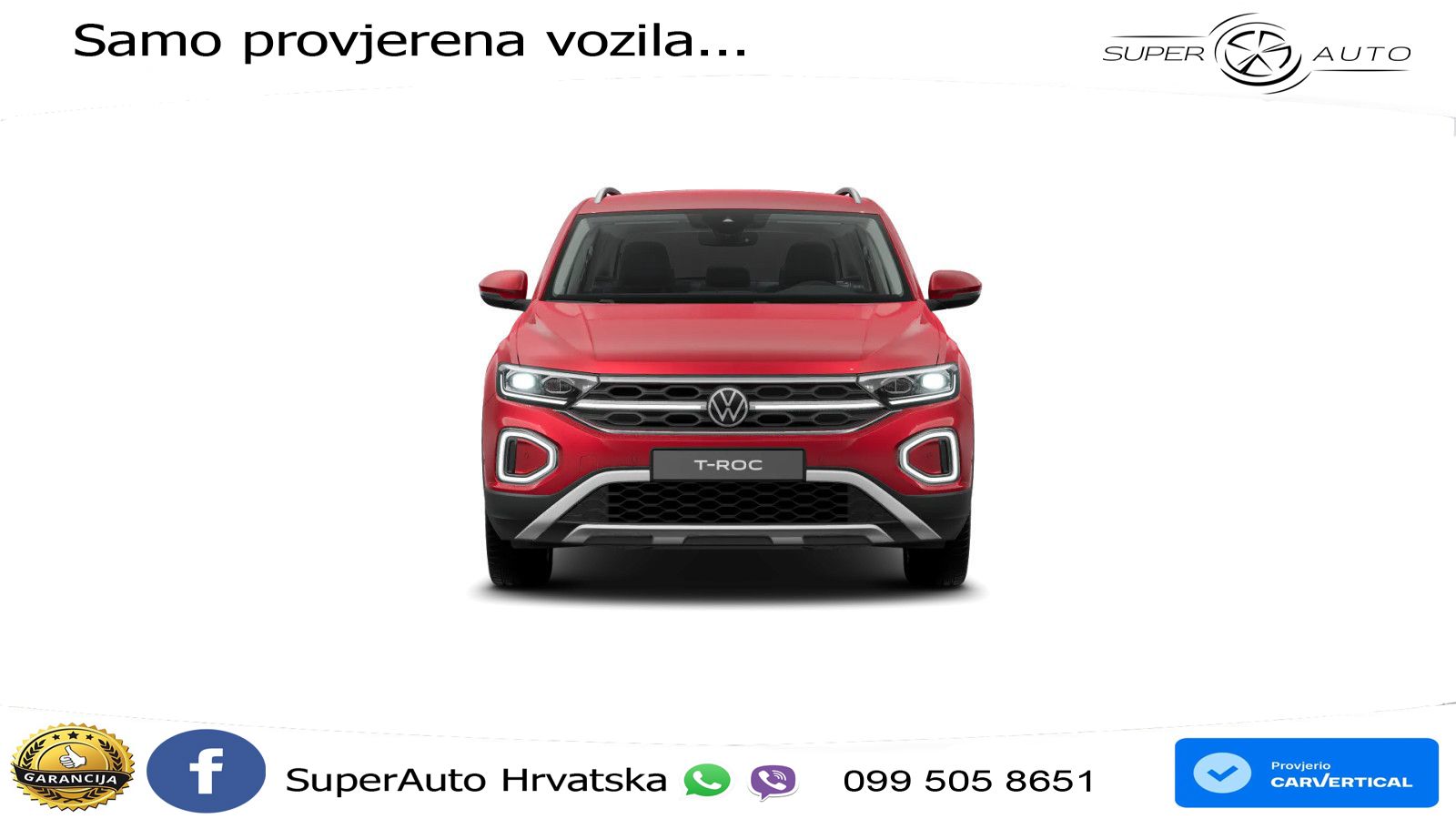 Volkswagen T-Roc 1.5 TSI (150 KS) LED+GR SJED+ACC