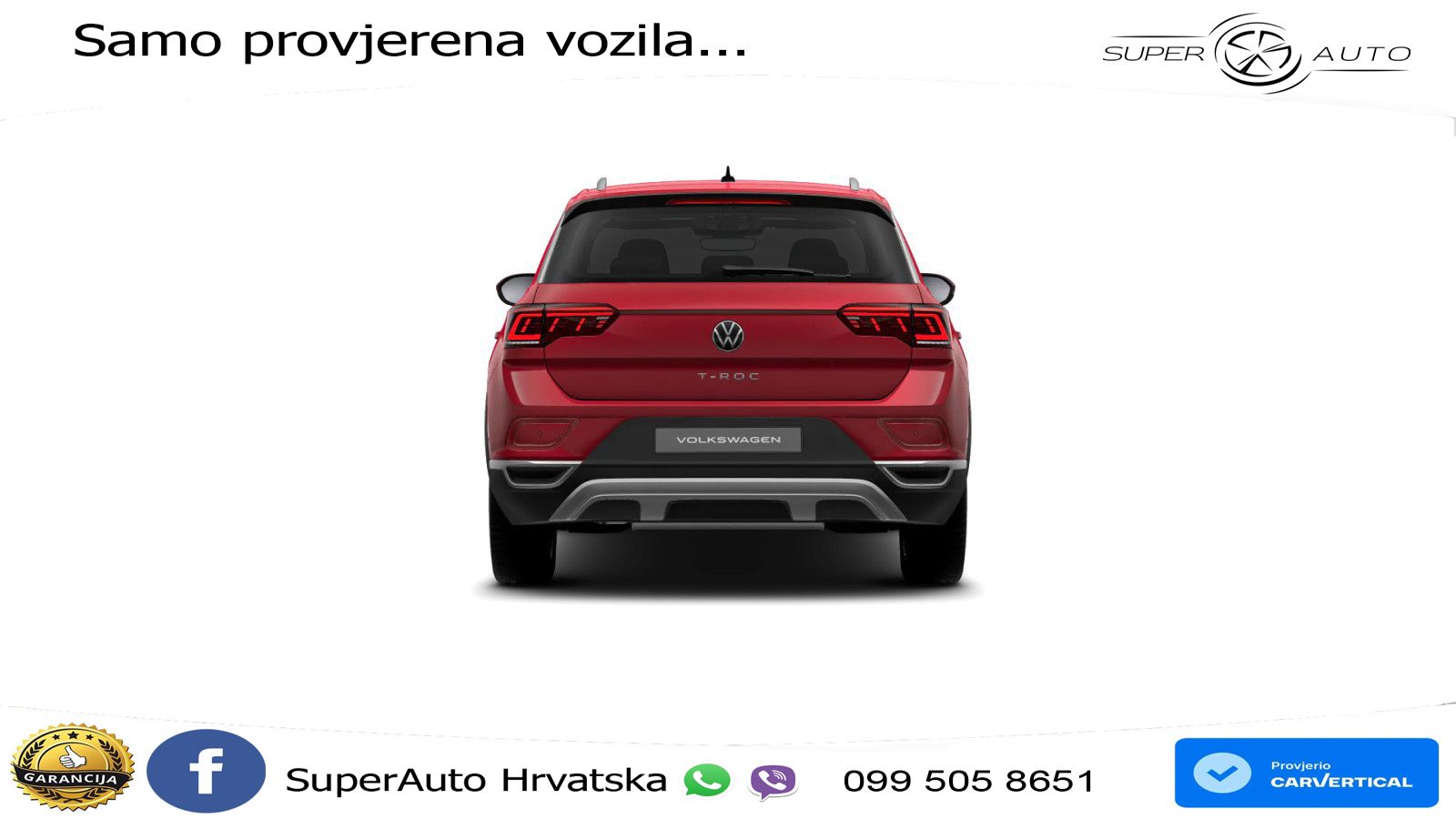 Volkswagen T-Roc 1.5 TSI (150 KS) LED+GR SJED+ACC