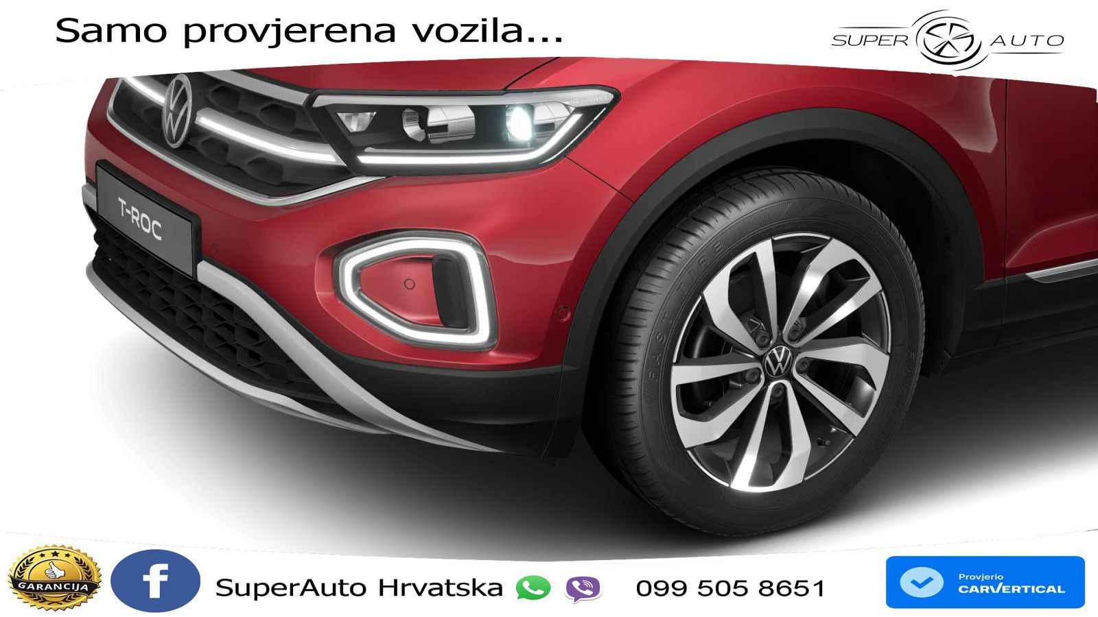 Volkswagen T-Roc 1.5 TSI (150 KS) LED+GR SJED+ACC