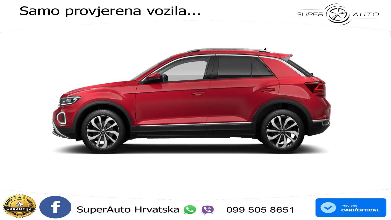 Volkswagen T-Roc 1.5 TSI (150 KS) LED+GR SJED+ACC