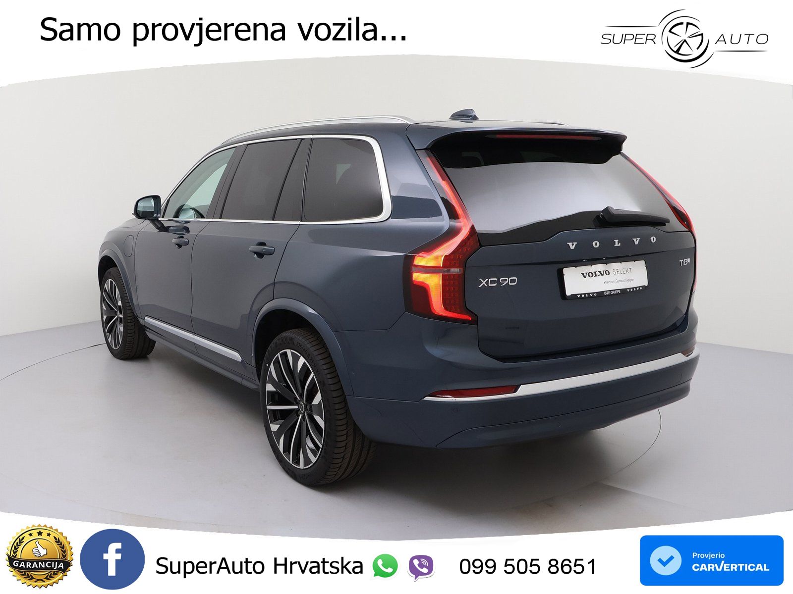 Volvo XC90 2.0 T8 AWD Automatic ACC+HEAD+4xGR SJED+360+PANO