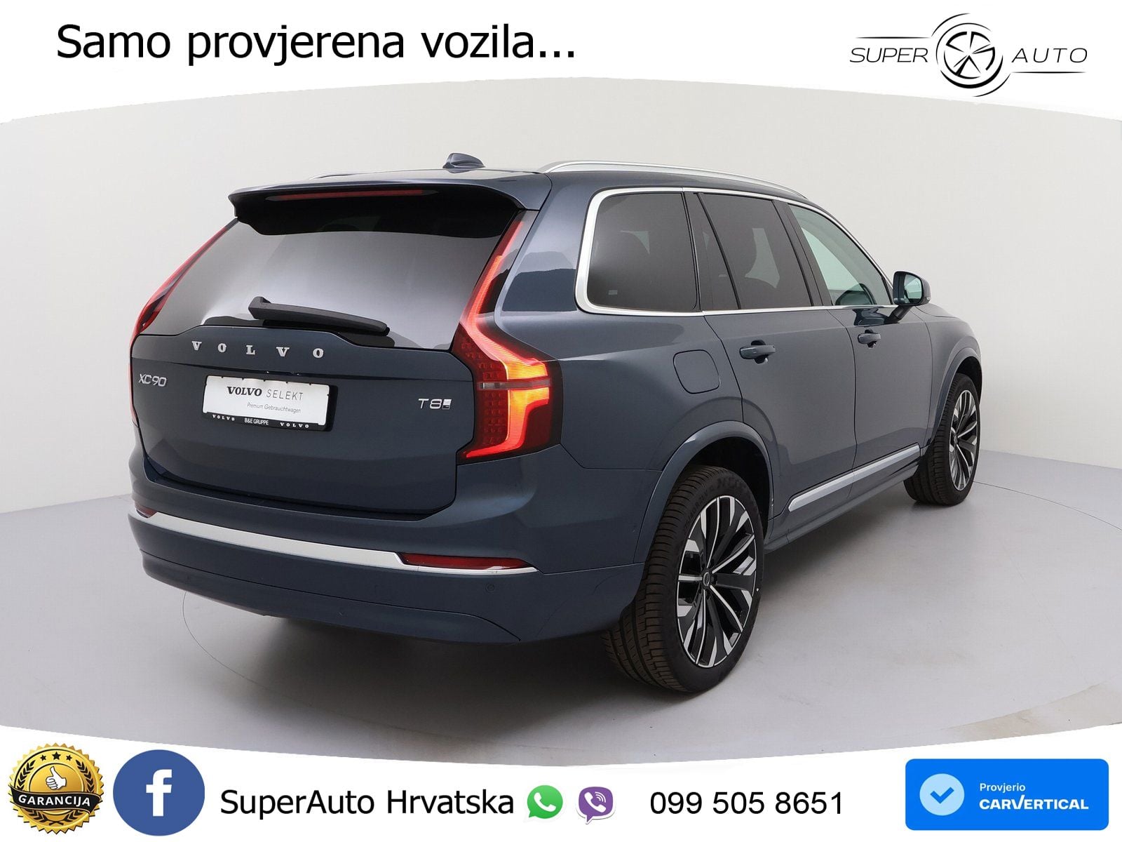 Volvo XC90 2.0 T8 AWD Automatic ACC+HEAD+4xGR SJED+360+PANO