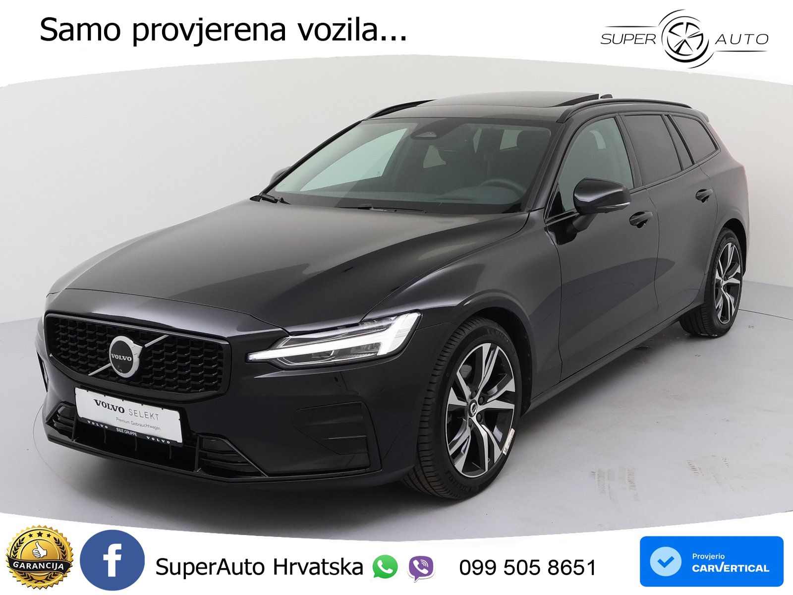 Volvo V60 2.0 B4 Benzin DCT ACC+HEAD+4xGR SJED+360+PANO