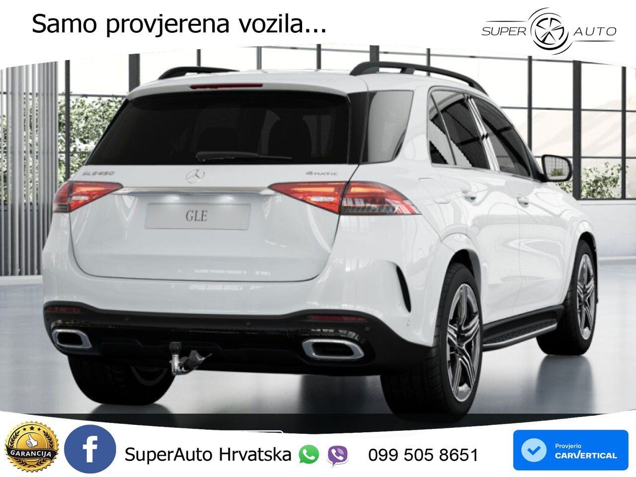 Mercedes GLE 450 3.0 (381 KS) EQ Boost 4MATIC 9G-TRONIC AMG LED+GR SJED+ACC